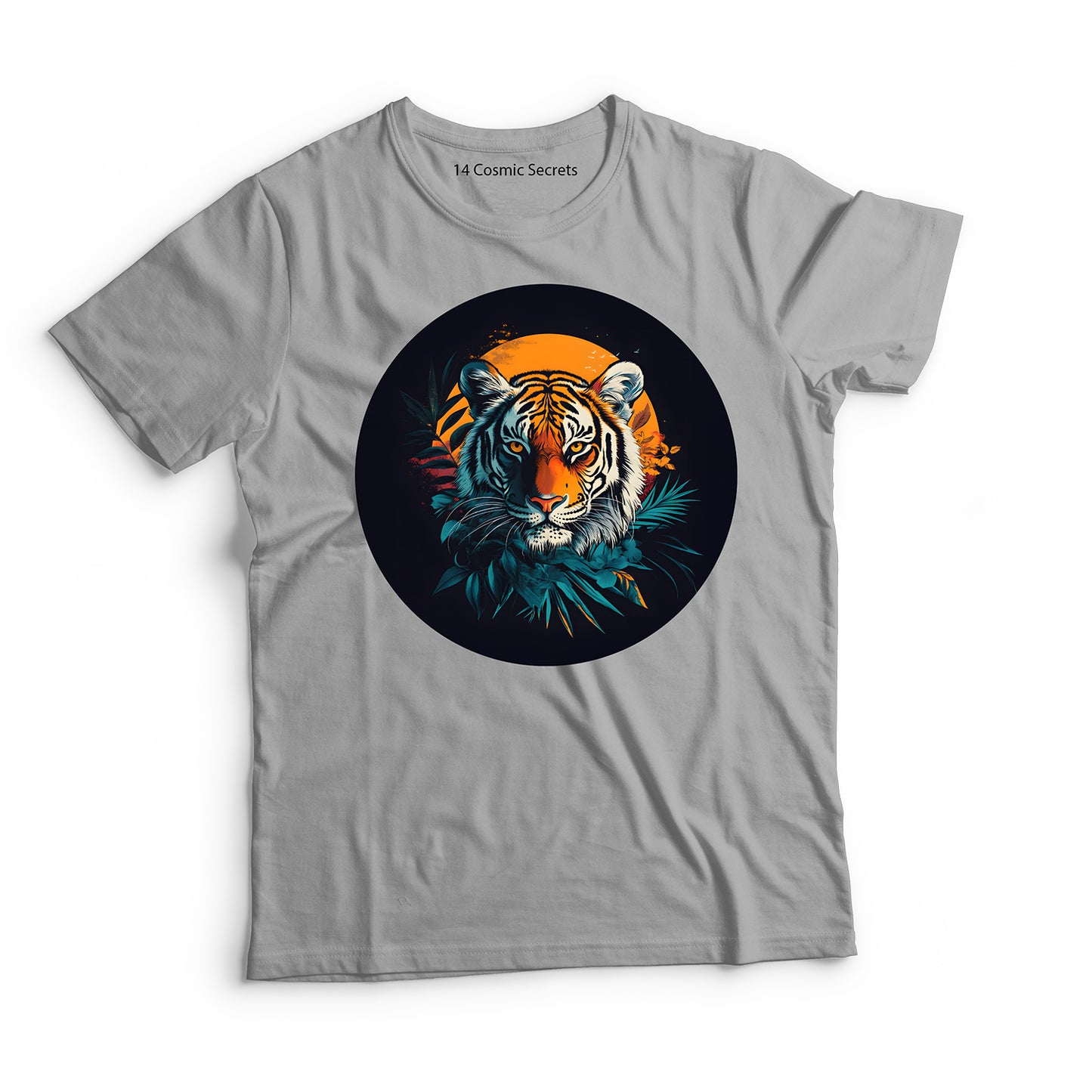Tiger T-Shirt for Kids Cotton Fearless Hunter
