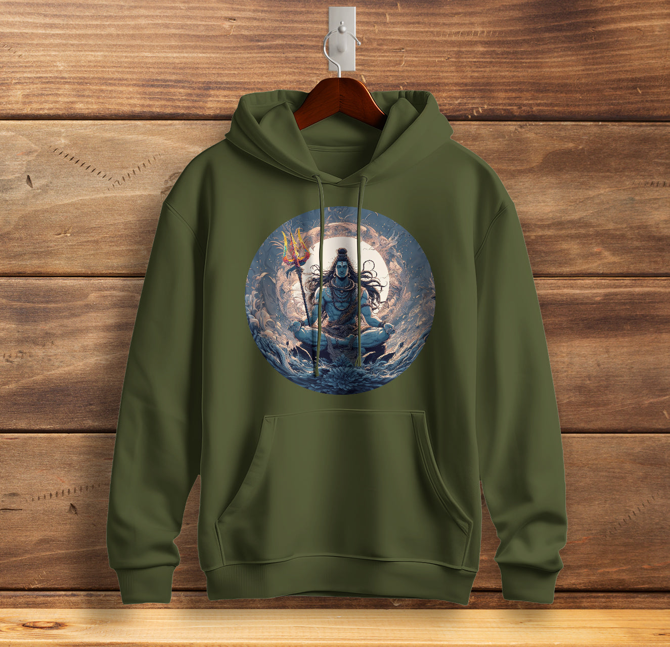 Har Har Mahadev Graphic Printed Cotton Sweatshirt for Men Trinity Collection 🔱🔱🔱