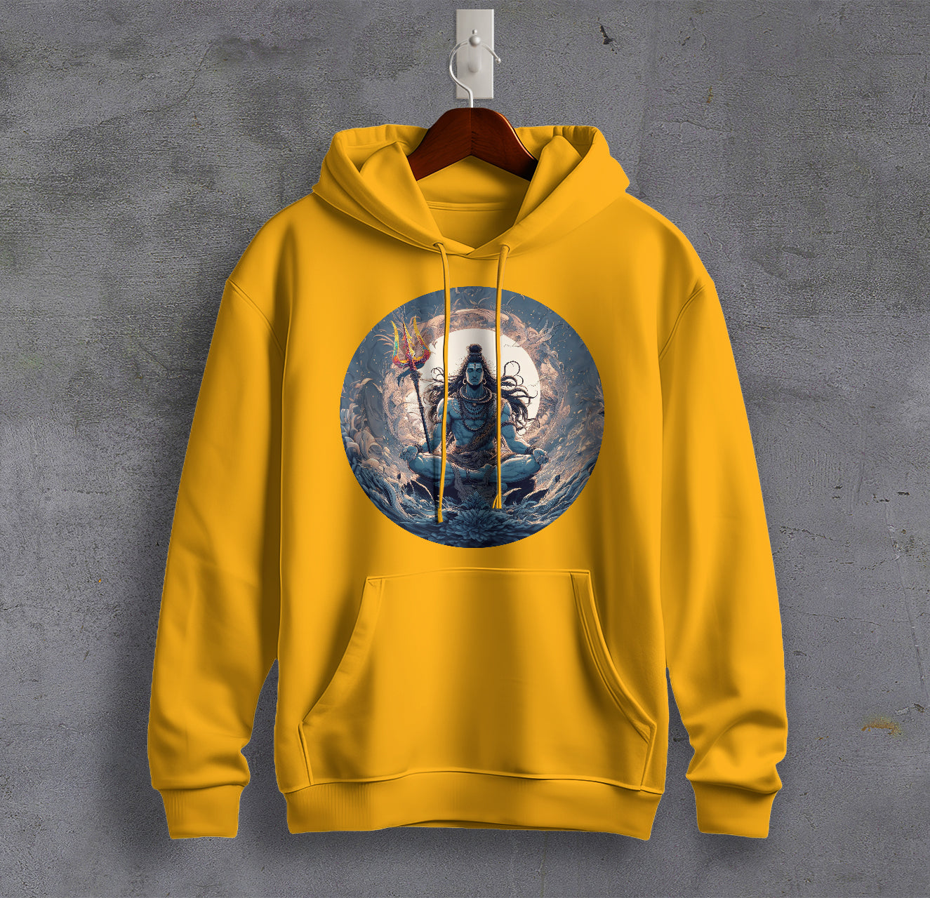 Har Har Mahadev Graphic Printed Cotton Sweatshirt for Men Trinity Collection 🔱🔱🔱