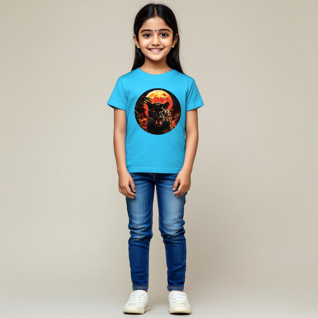 Black Panther T-Shirt for Kids Cotton Enigmatic Wild