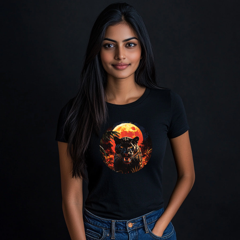 Black Panther T-Shirt for Women Cotton Enigmatic Wild