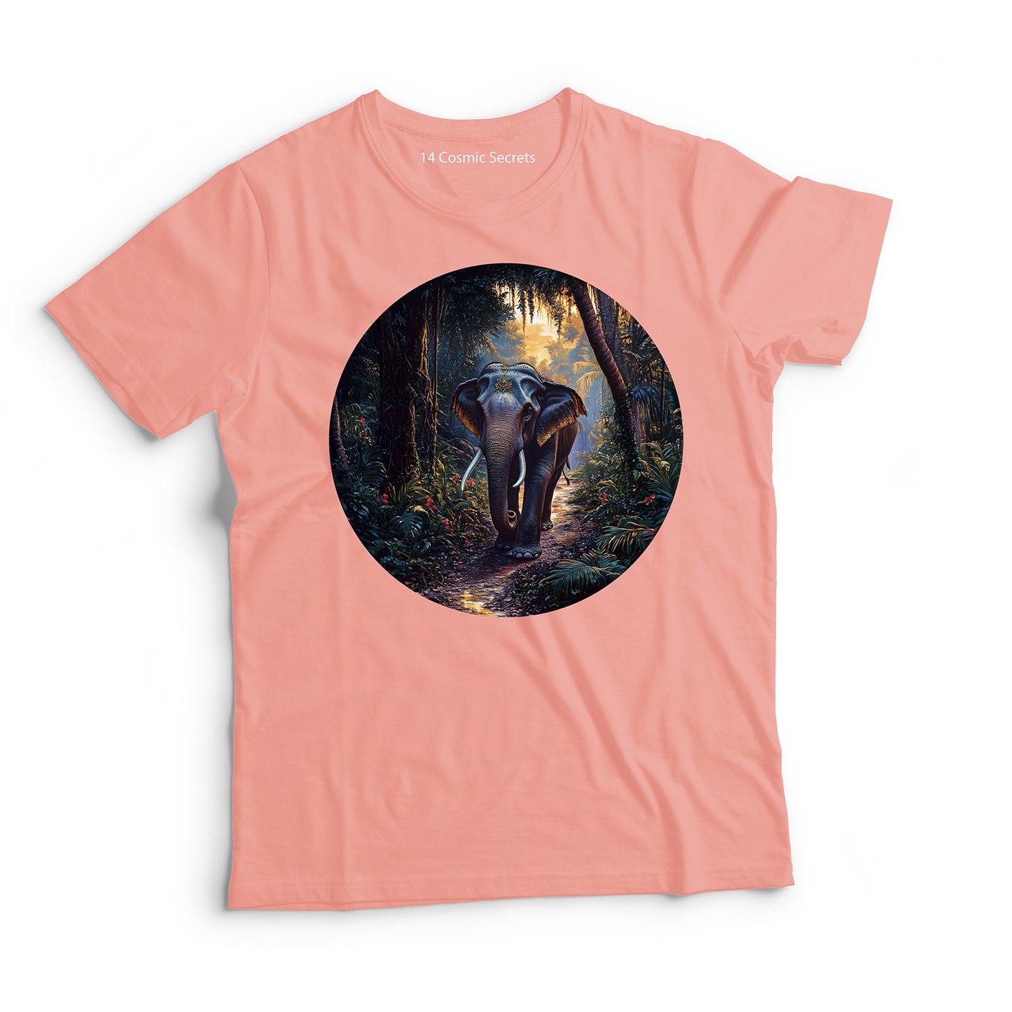Elephant T-Shirt for Women Cotton Regal Tusker