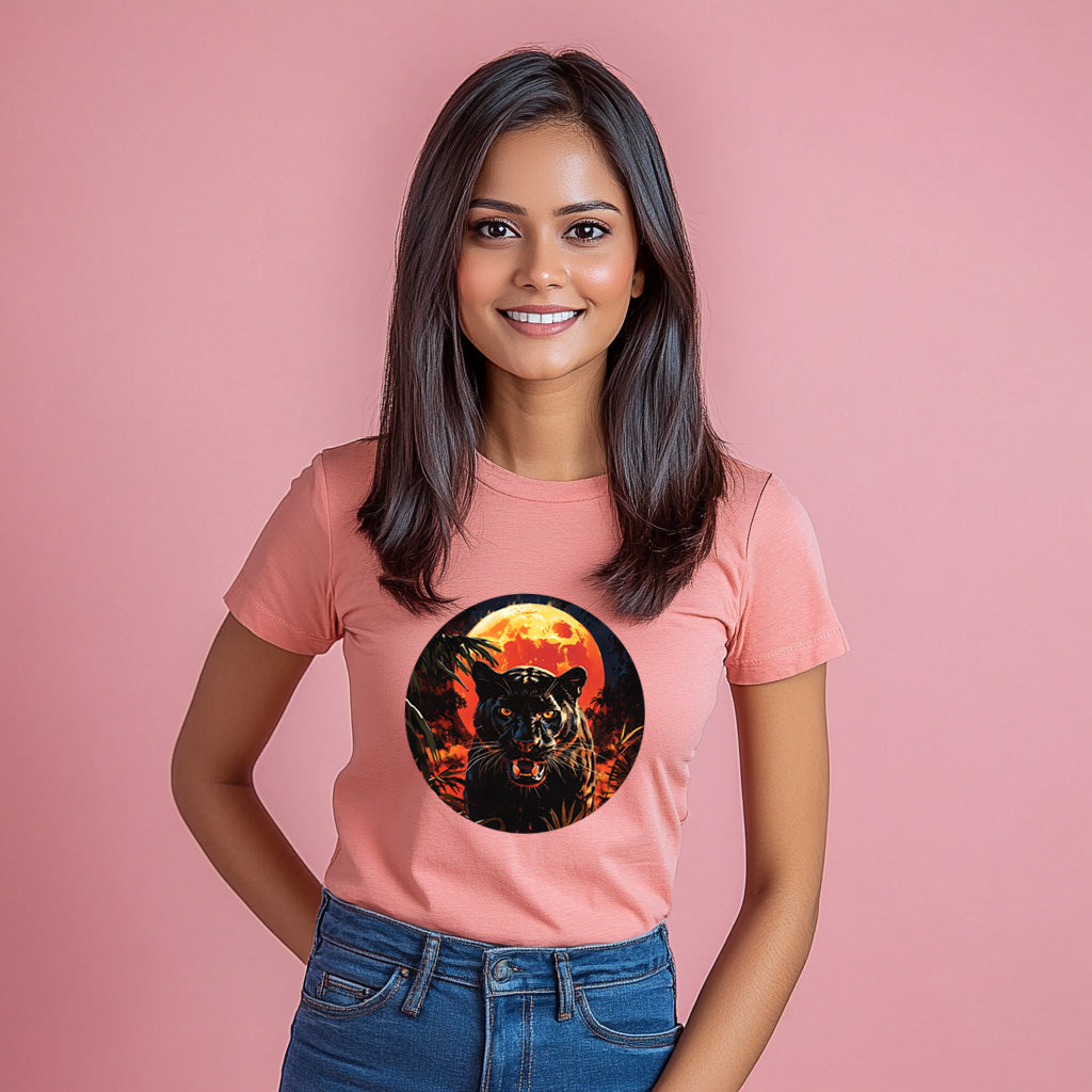 Black Panther T-Shirt for Women Cotton Enigmatic Wild