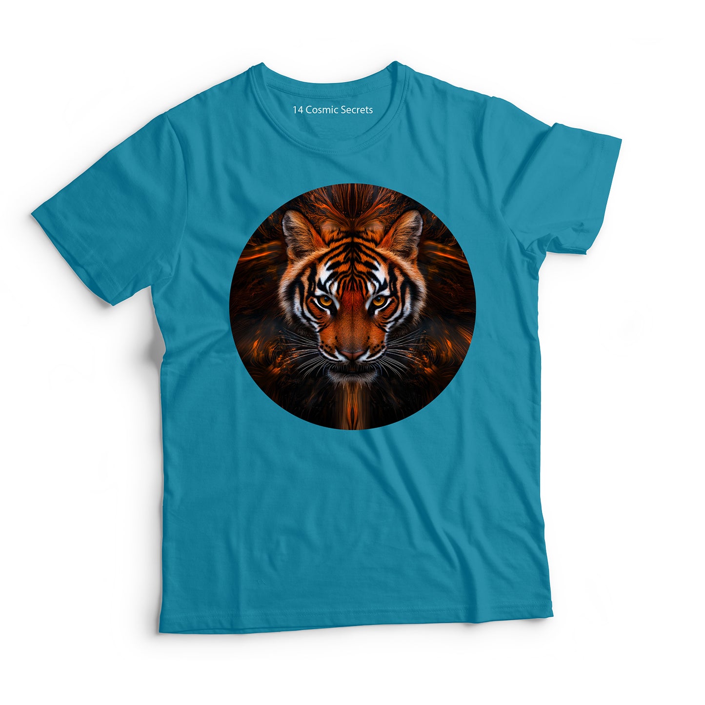 Tiger T-Shirt for Men Cotton Proud Mighty