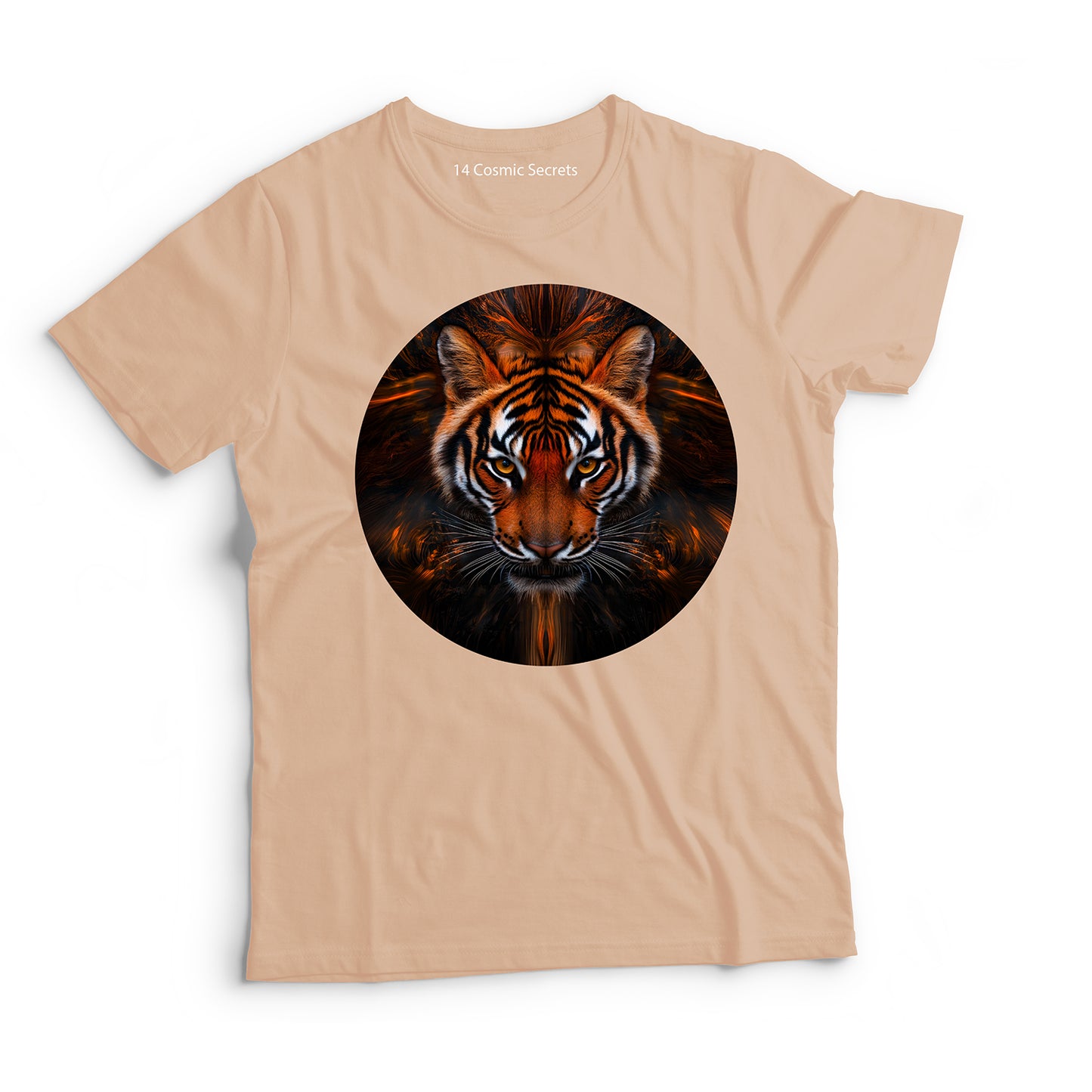Tiger T-Shirt for Men Cotton Proud Mighty