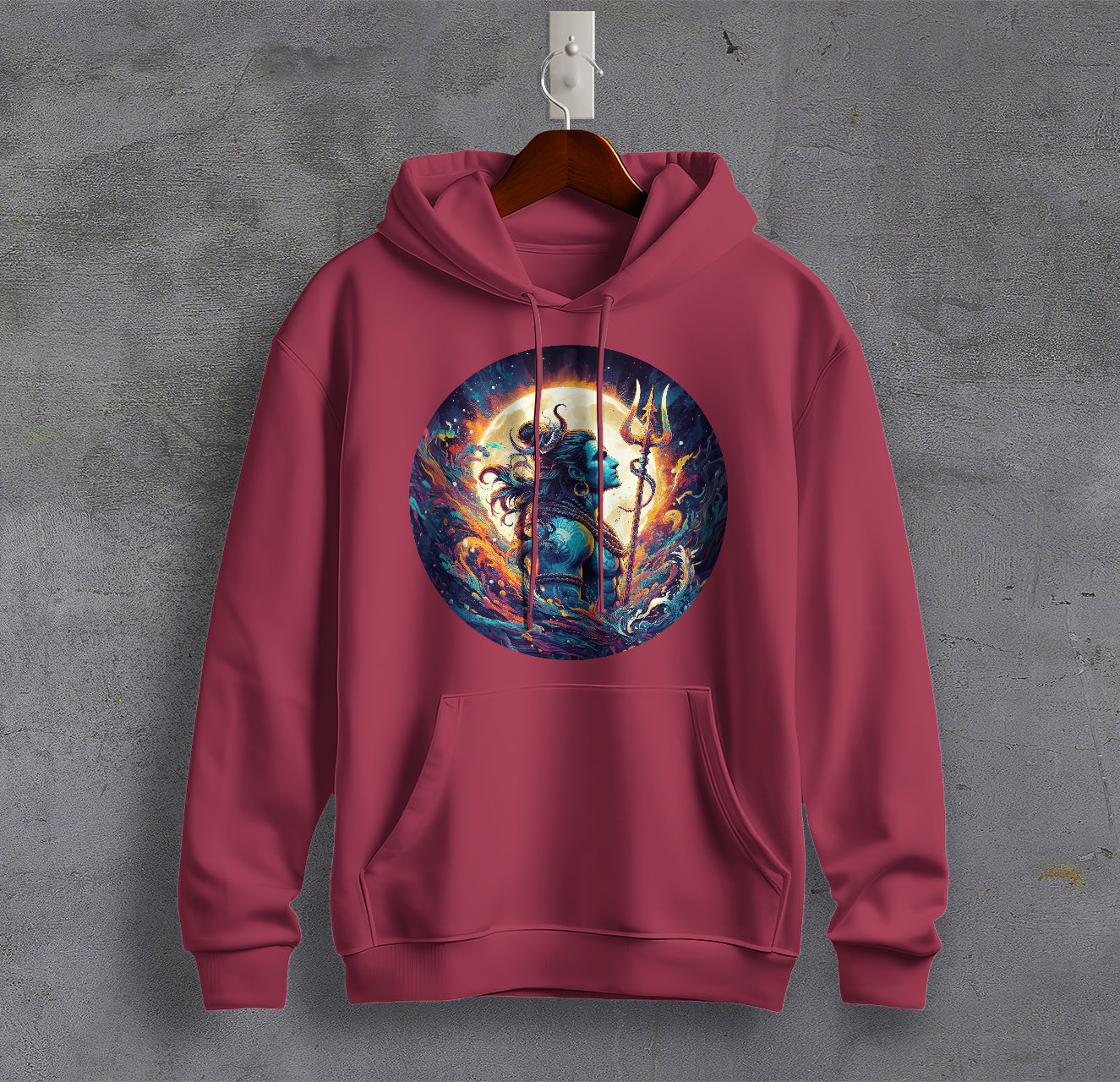 Shiva the Nataraja Graphic Printed Cotton Sweatshirt for Men Trinity Collection 🔱🔱🔱