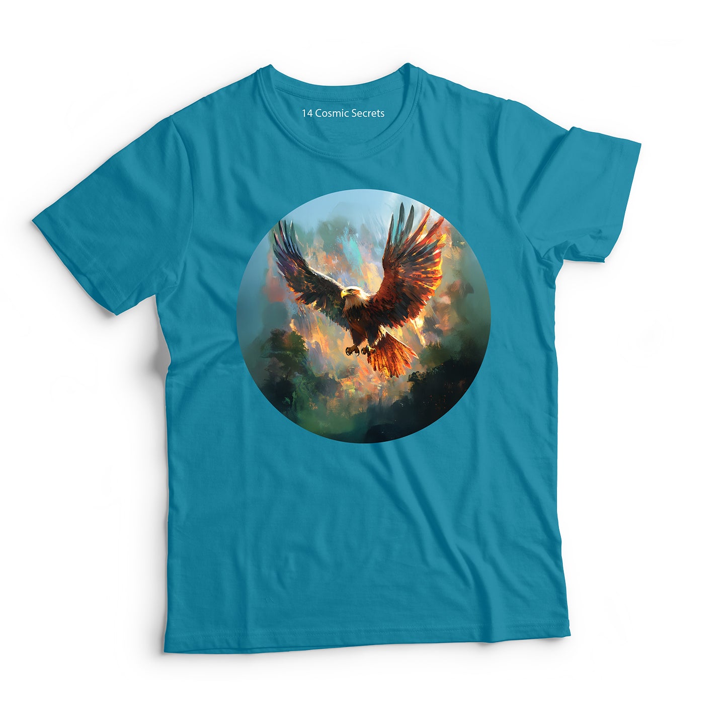 Eagle T-Shirt for Men Cotton Graceful Horizon