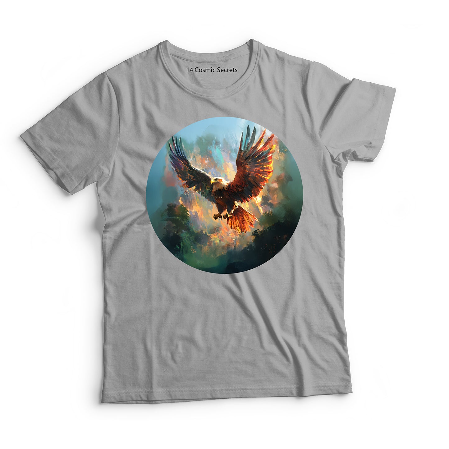 Eagle T-Shirt for Men Cotton Graceful Horizon