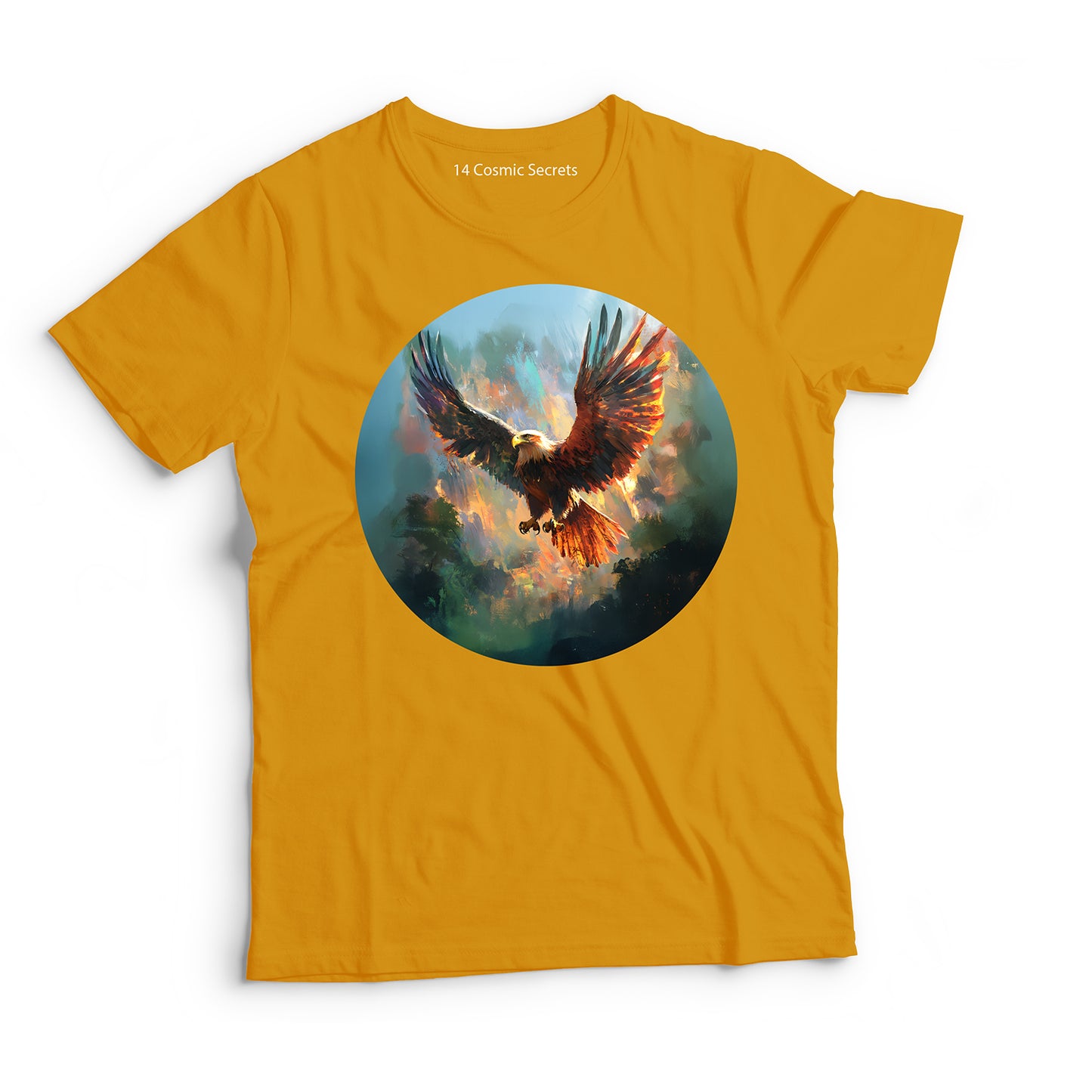 Eagle T-Shirt for Men Cotton Graceful Horizon