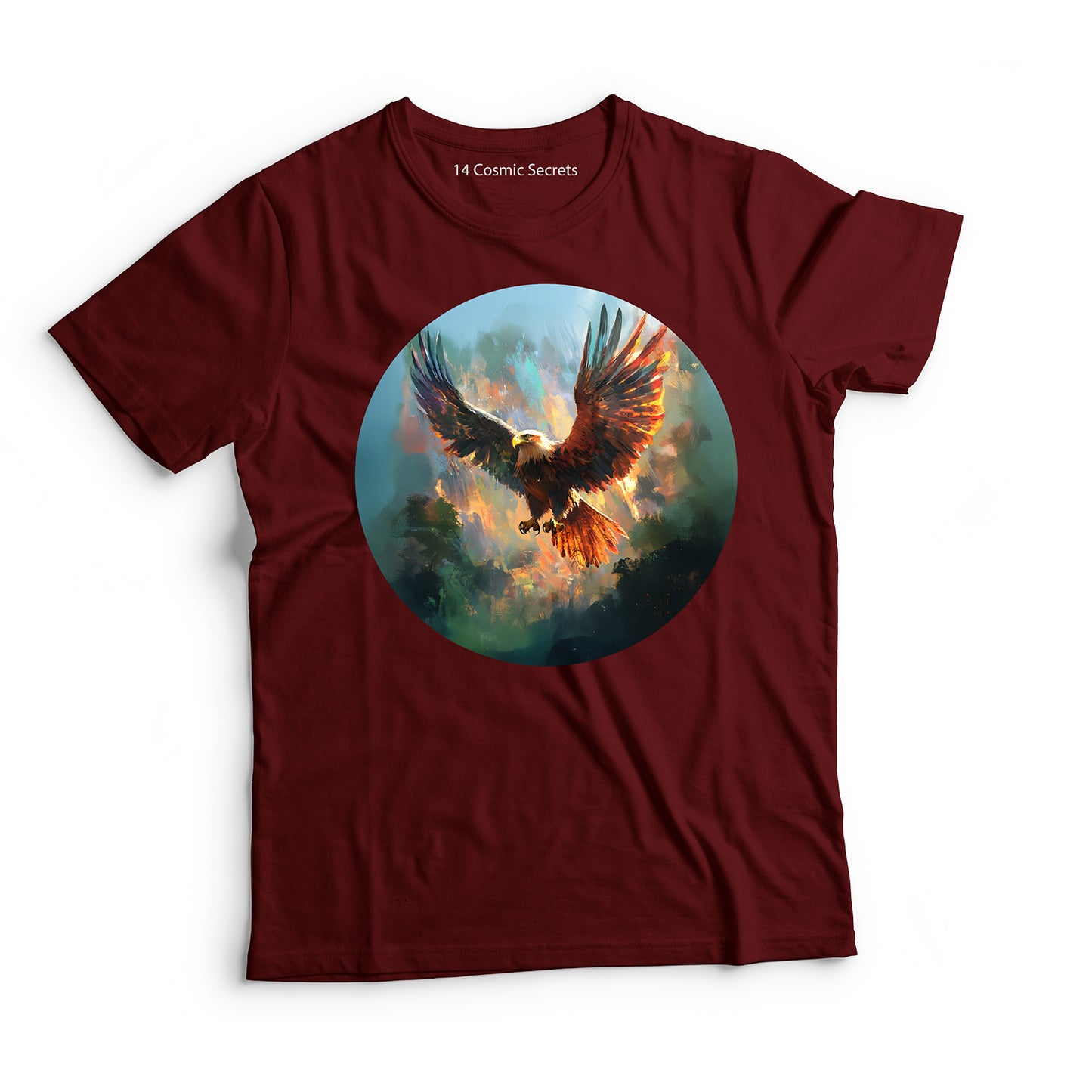 Eagle T-Shirt for Men Cotton Graceful Horizon