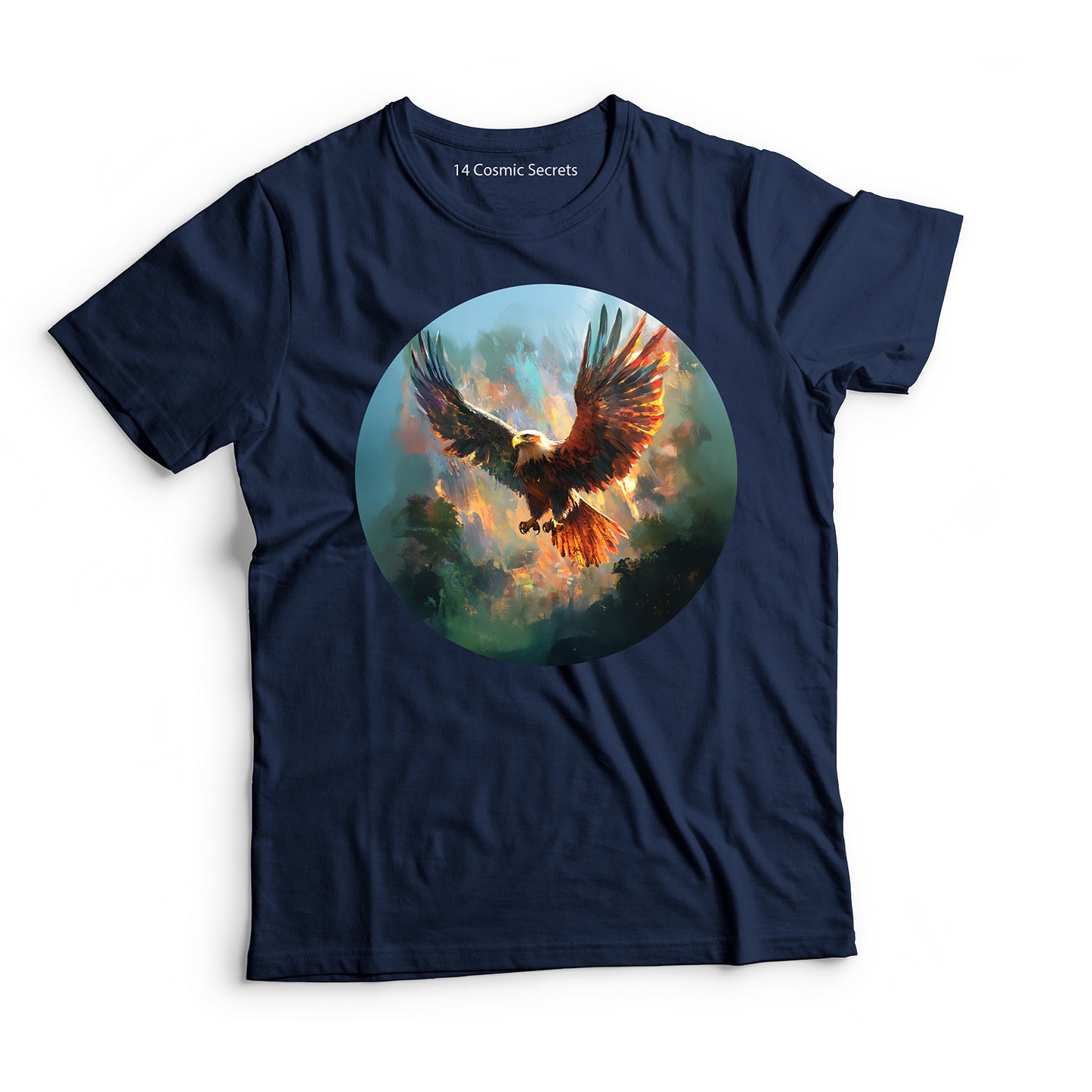Eagle T-Shirt for Men Cotton Graceful Horizon
