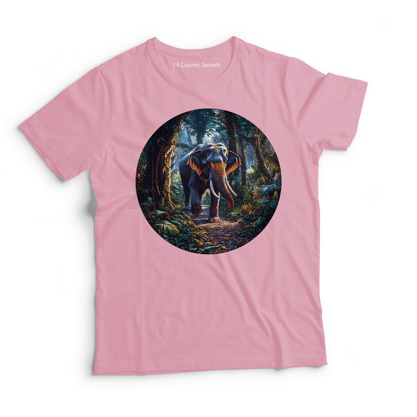 Elephant T-Shirt for Kids Cotton Fearless Forest