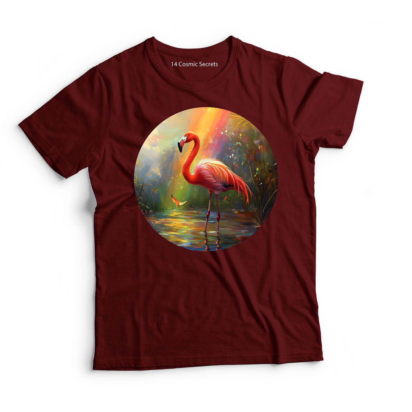 Flamingo T-Shirt for Kids Cotton Serene Lagoon