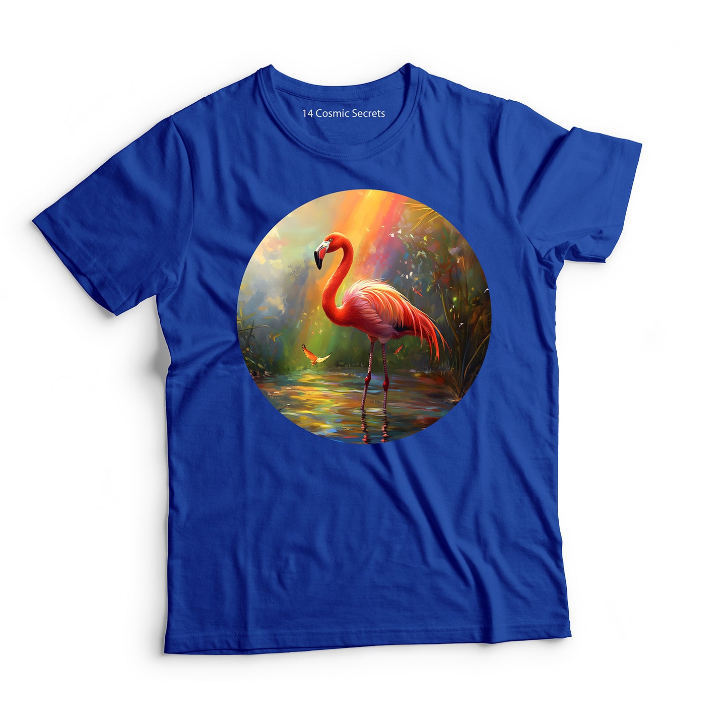 Flamingo T-Shirt for Women Cotton Serene Lagoon