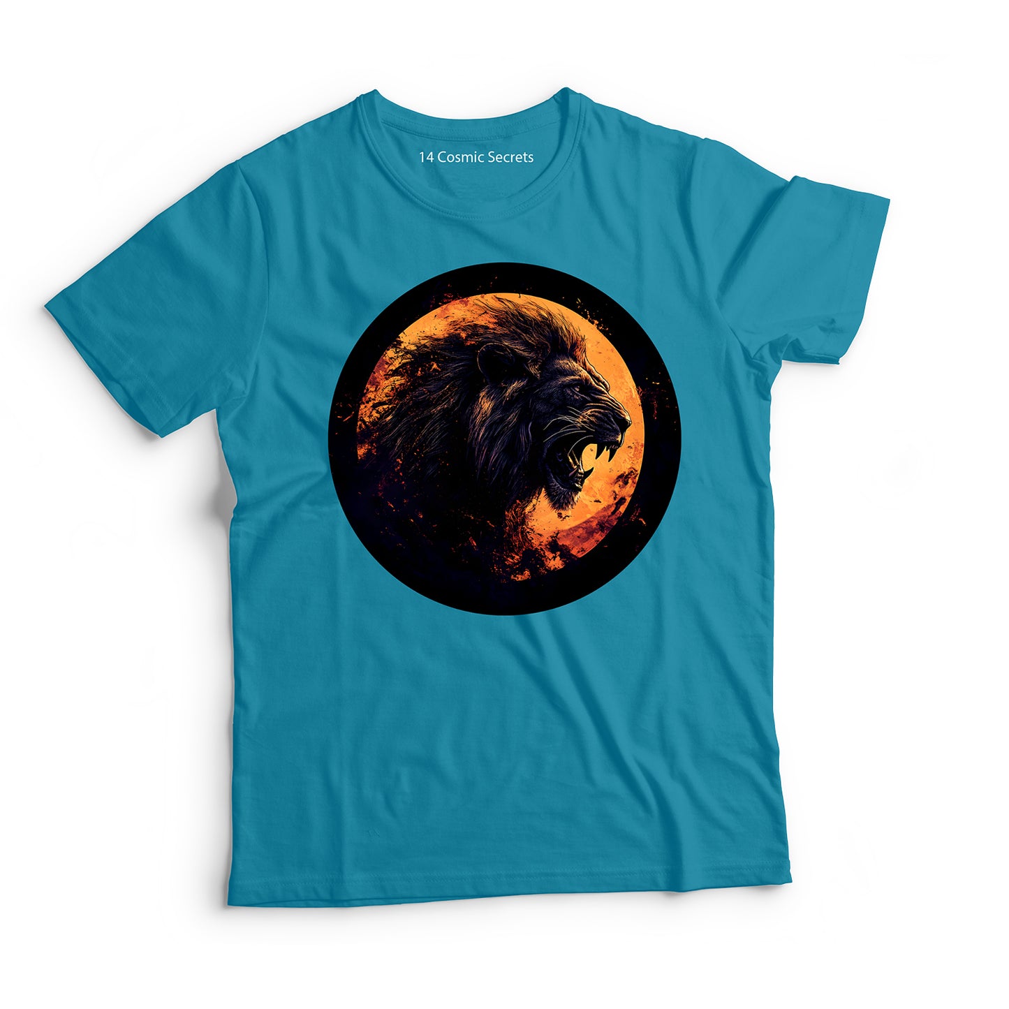 Lion T-Shirt for Kids Cotton Brave Wild