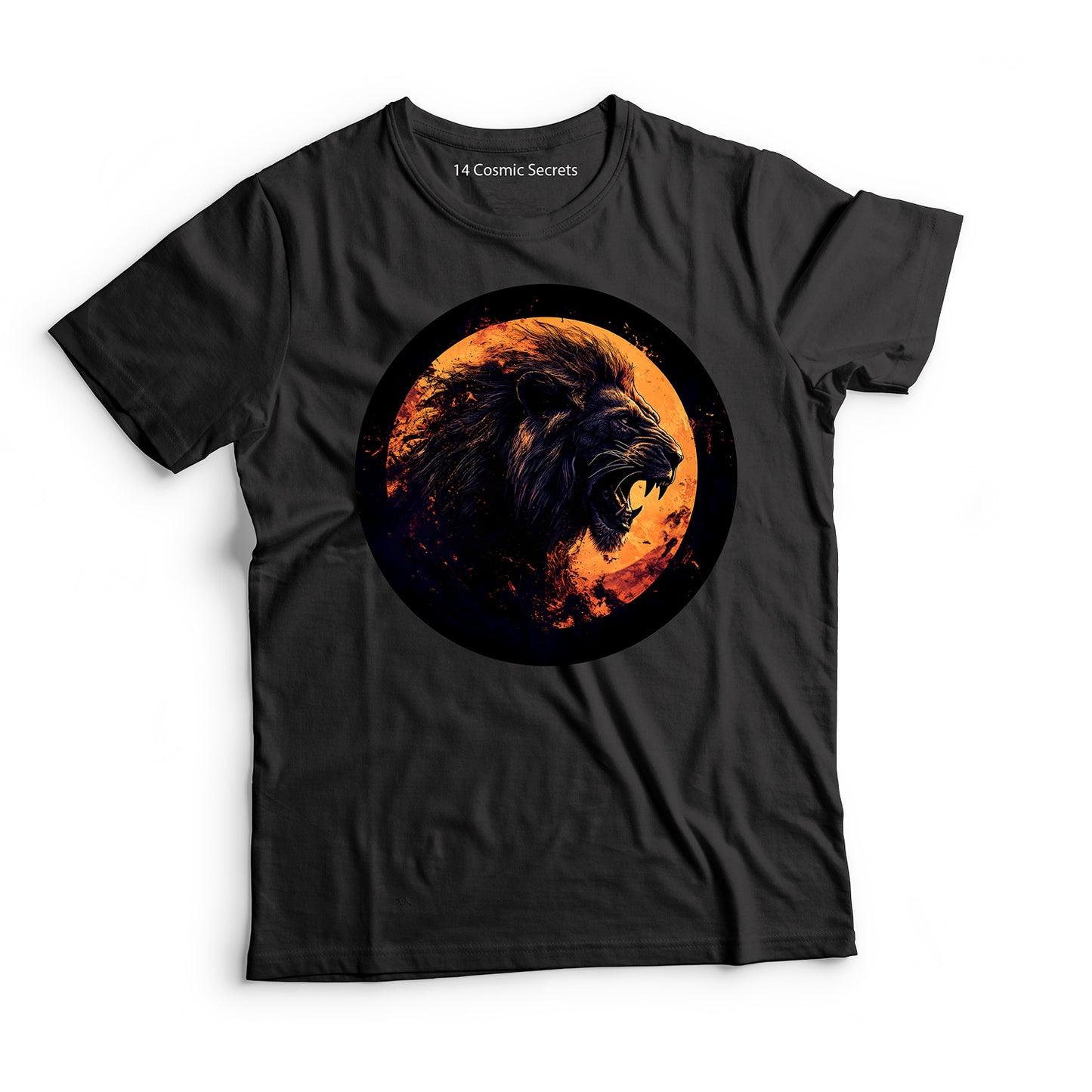 Lion T-Shirt for Women Cotton Brave Wild
