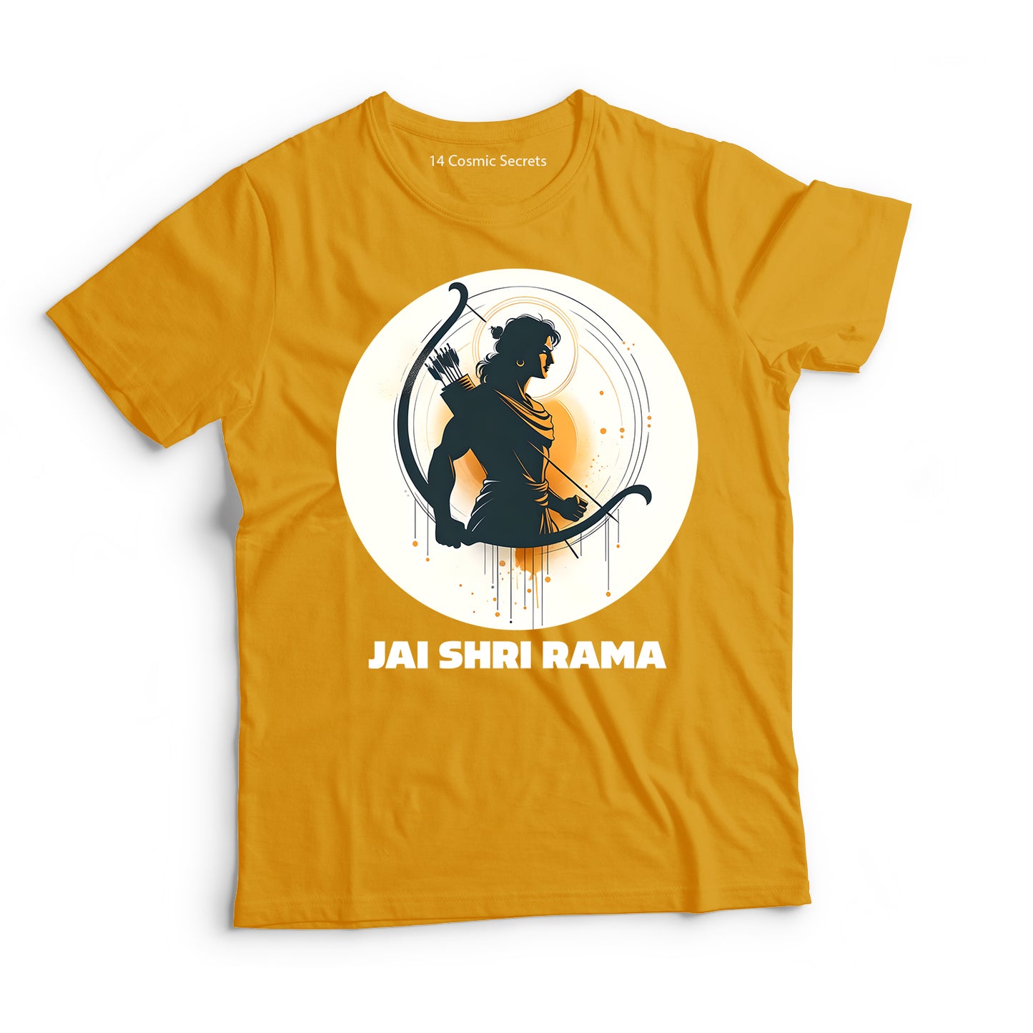 Dharma Defender: Lord Rama Graphic Printed T-Shirt for Men Cotton T-Shirt Original Super Heroes of India T-Shirt
