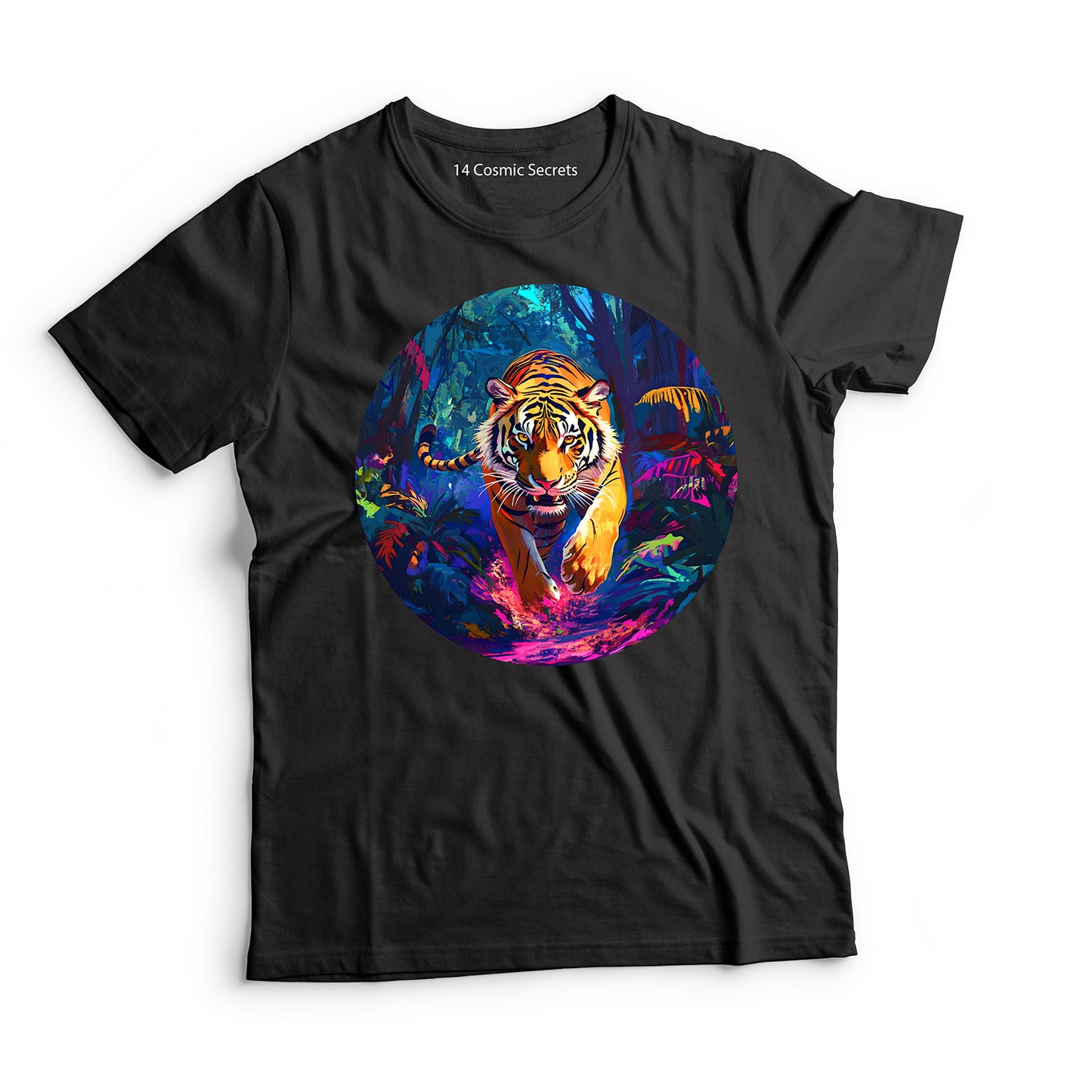 Tiger T-Shirt for Women Cotton Agile Forest