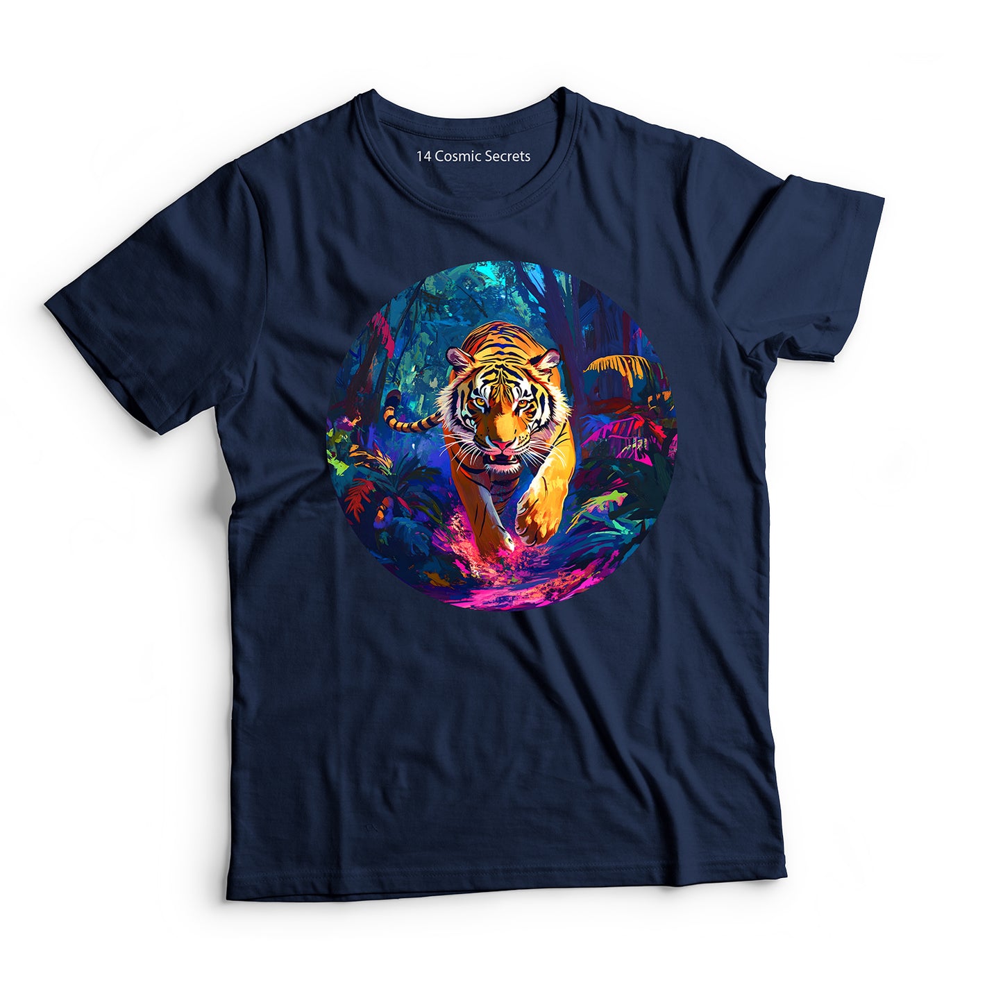 Tiger T-Shirt for Women Cotton Agile Forest