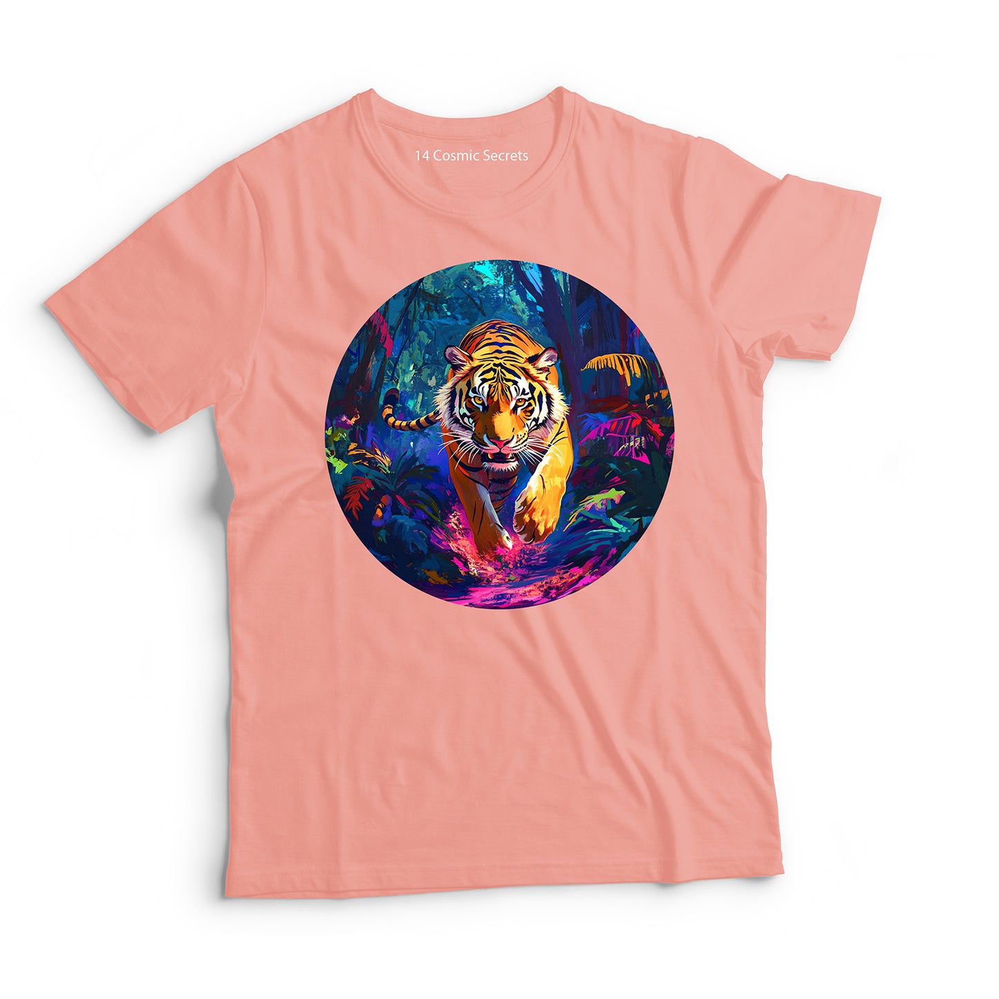 Tiger T-Shirt for Women Cotton Agile Forest