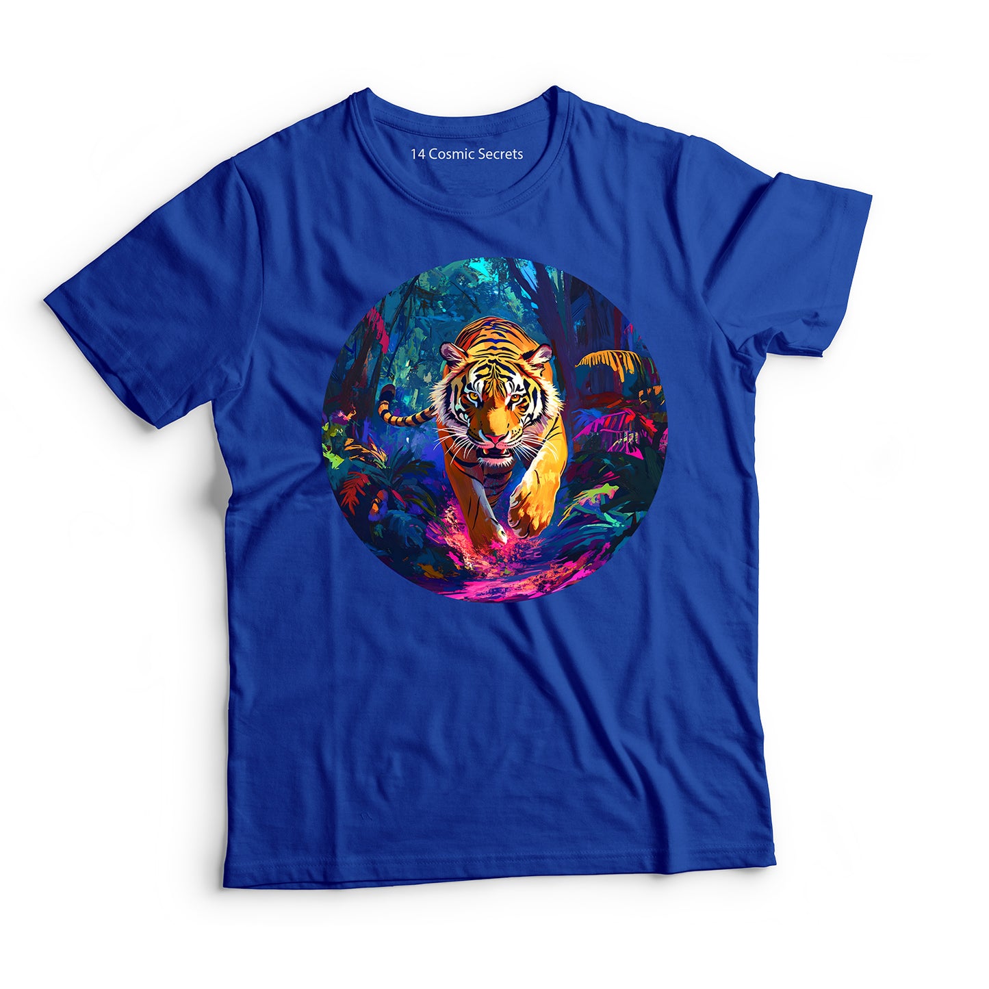 Tiger T-Shirt for Women Cotton Agile Forest