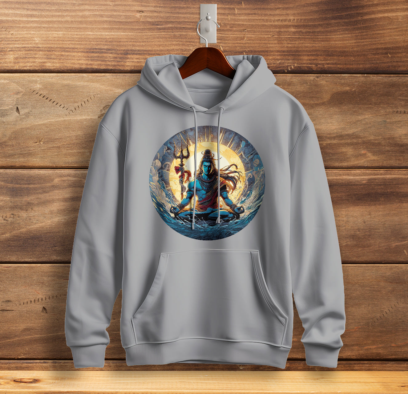 Shiva's Cosmic Dance Graphic Printed Cotton Sweatshirt for Men Trinity Collection 🔱🔱🔱