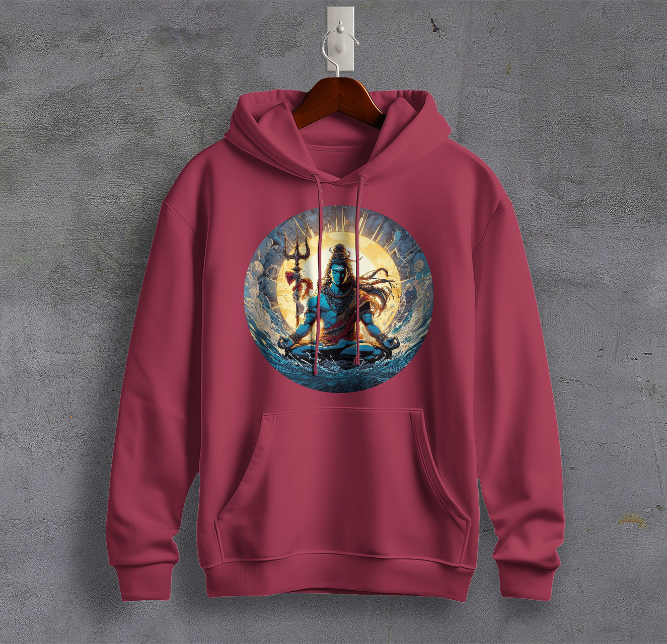 Shiva's Cosmic Dance Graphic Printed Cotton Sweatshirt for Men Trinity Collection 🔱🔱🔱