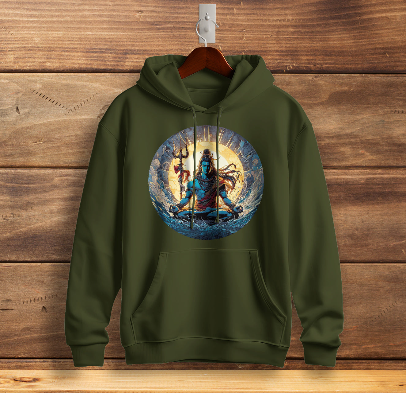 Shiva's Cosmic Dance Graphic Printed Cotton Sweatshirt for Men Trinity Collection 🔱🔱🔱