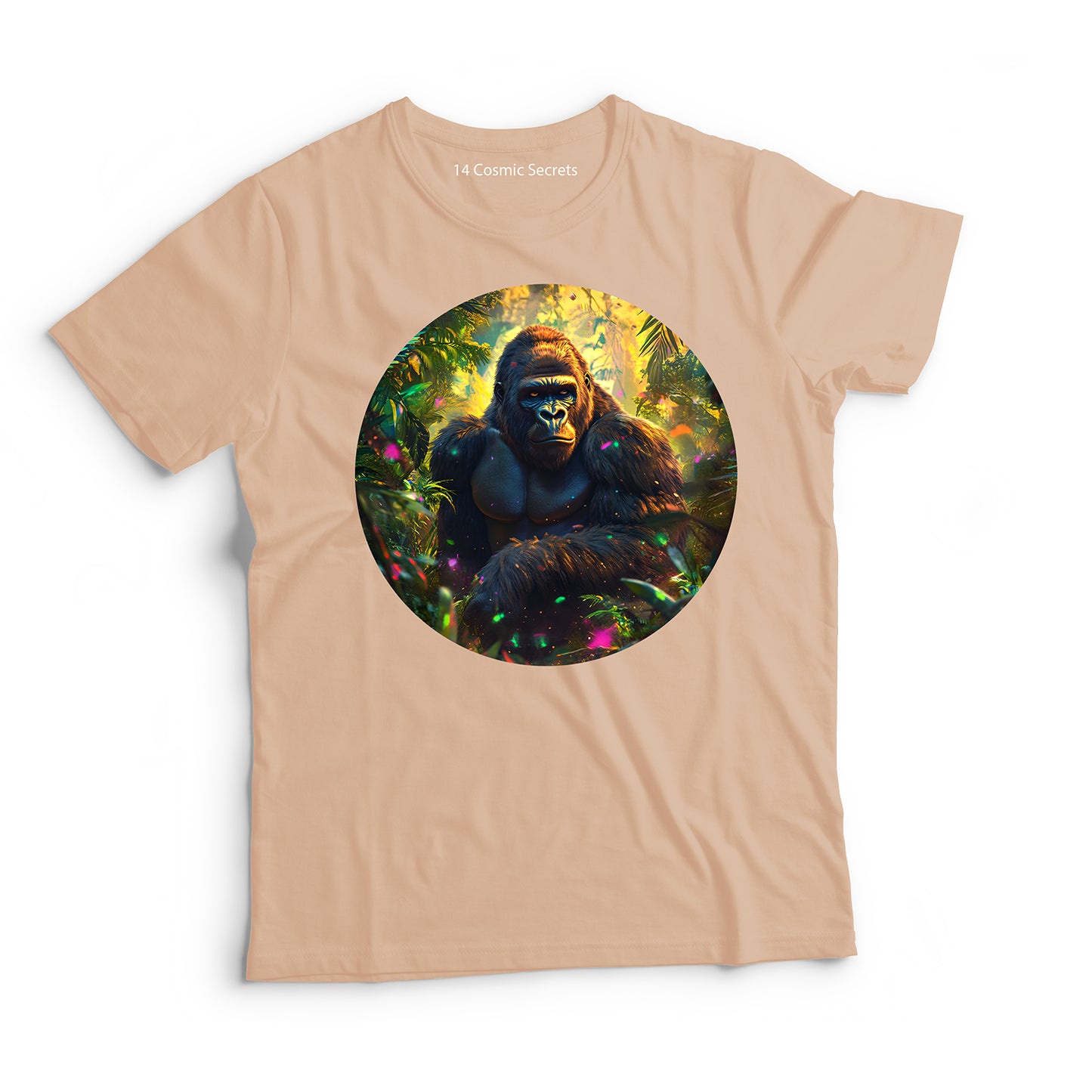 Gorilla T-Shirt for Men Cotton Bold Alpha