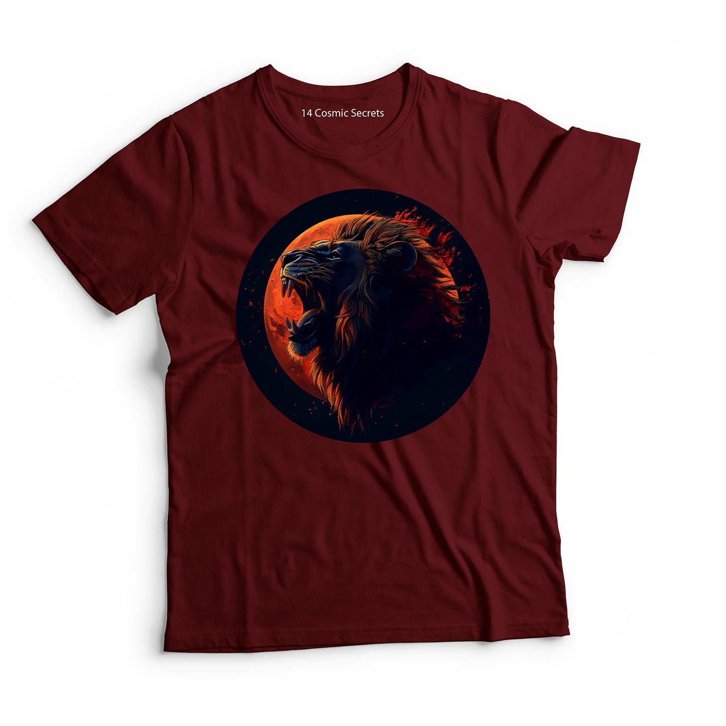 Lion T-Shirt for Kids Cotton Fierce Guardian