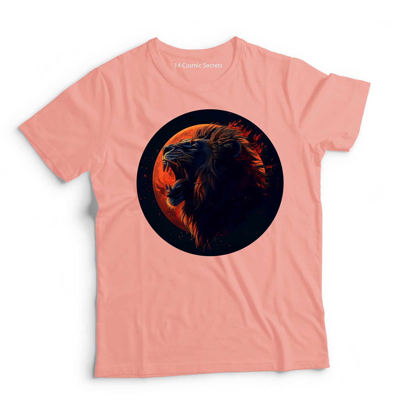 Lion T-Shirt for Women Cotton Fierce Guardian