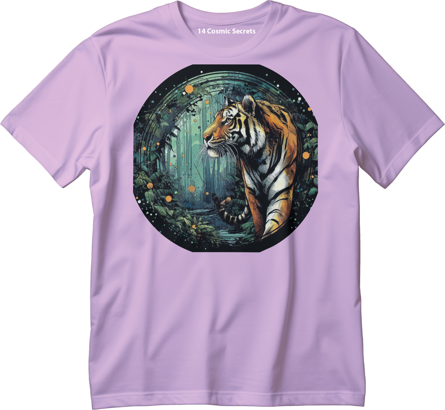 Tiger's Regal Style Graphic Printed T-Shirt Cotton T-Shirt Magnificence of India T-Shirt