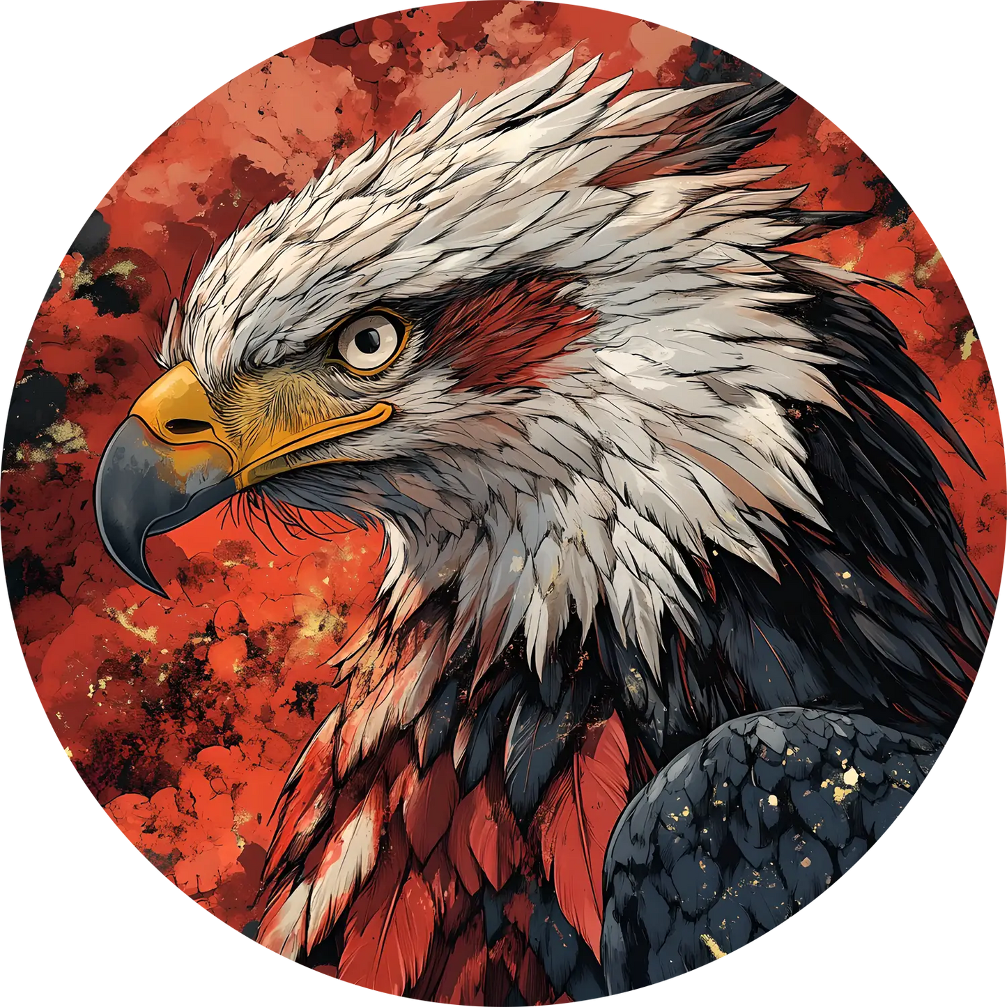 Eagle T-Shirt for Women Cotton Fearless Spirit