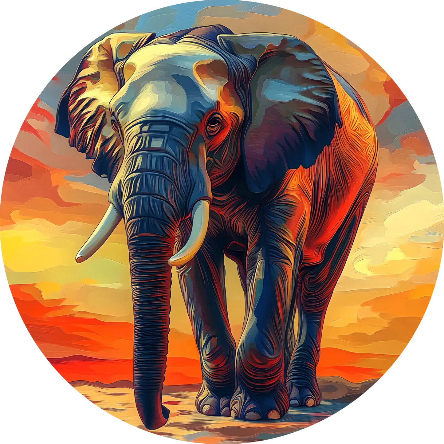 Elephant T-Shirt for Women Cotton Timeless Wisdom