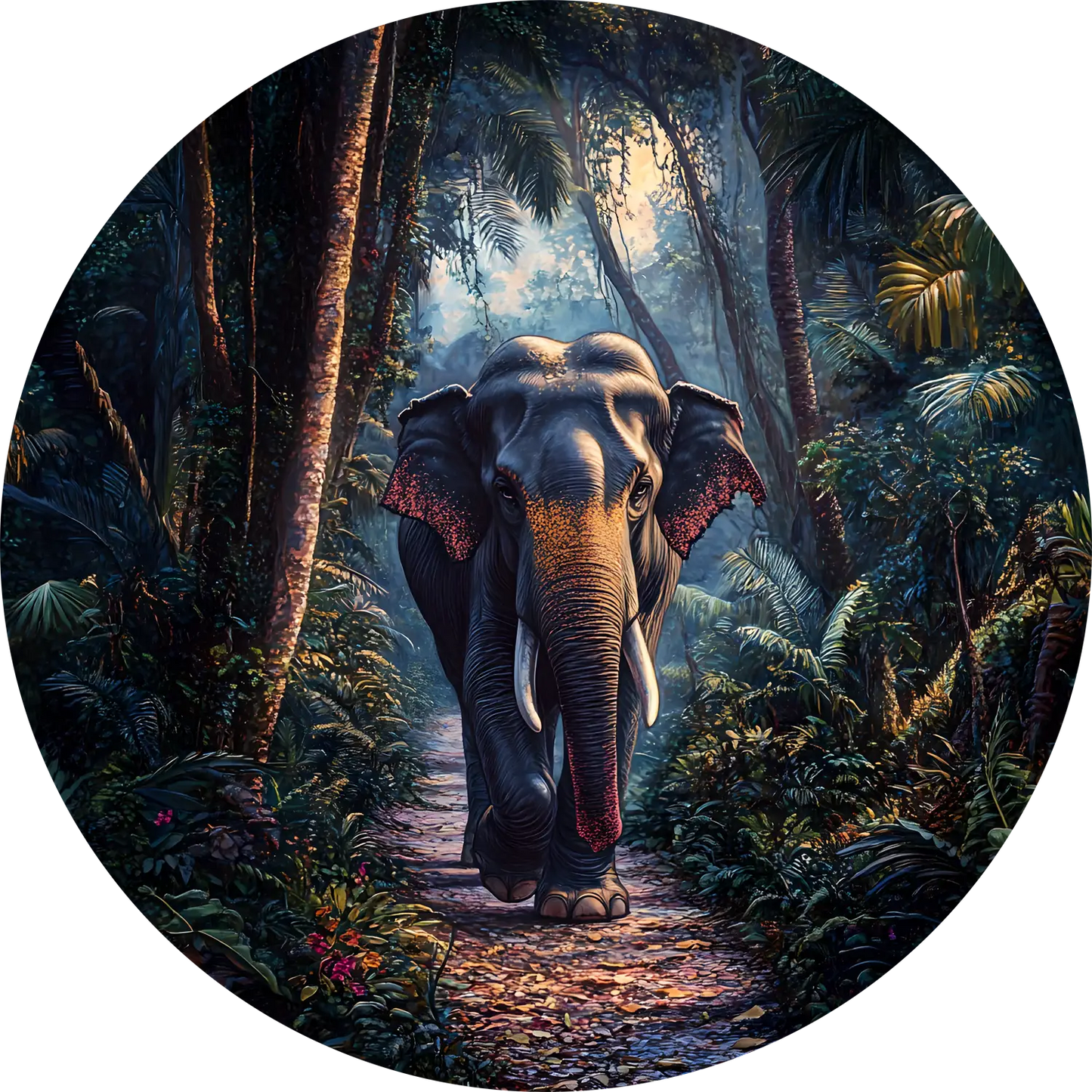 Elephant T-Shirt for Men Cotton Proud Indian