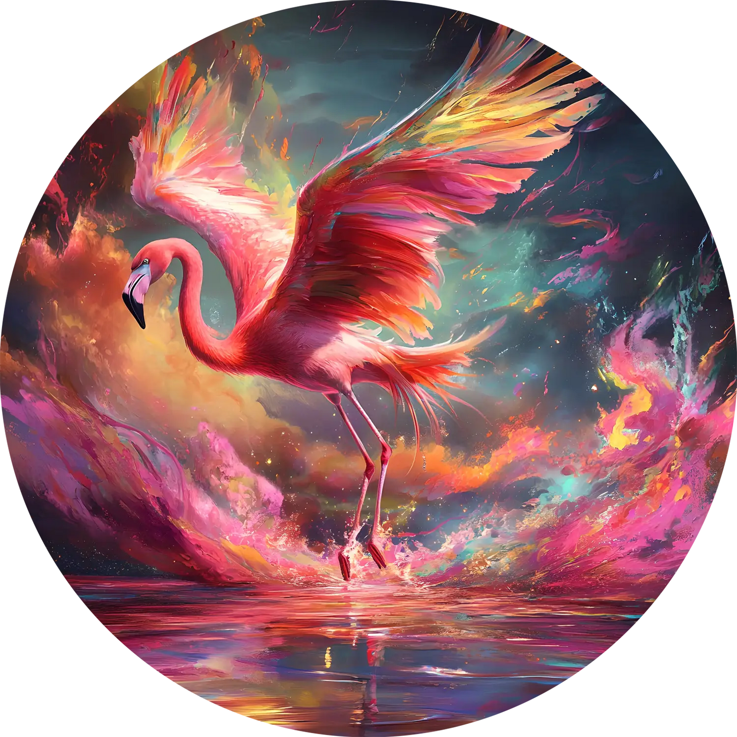 Flamingo T-Shirt for Kids Cotton Majestic Lake