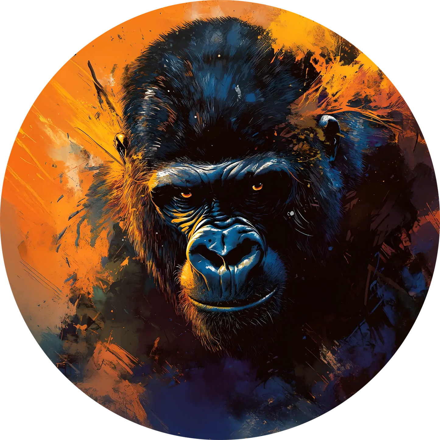 Gorilla T-Shirt for Women Cotton Majestic Mountain