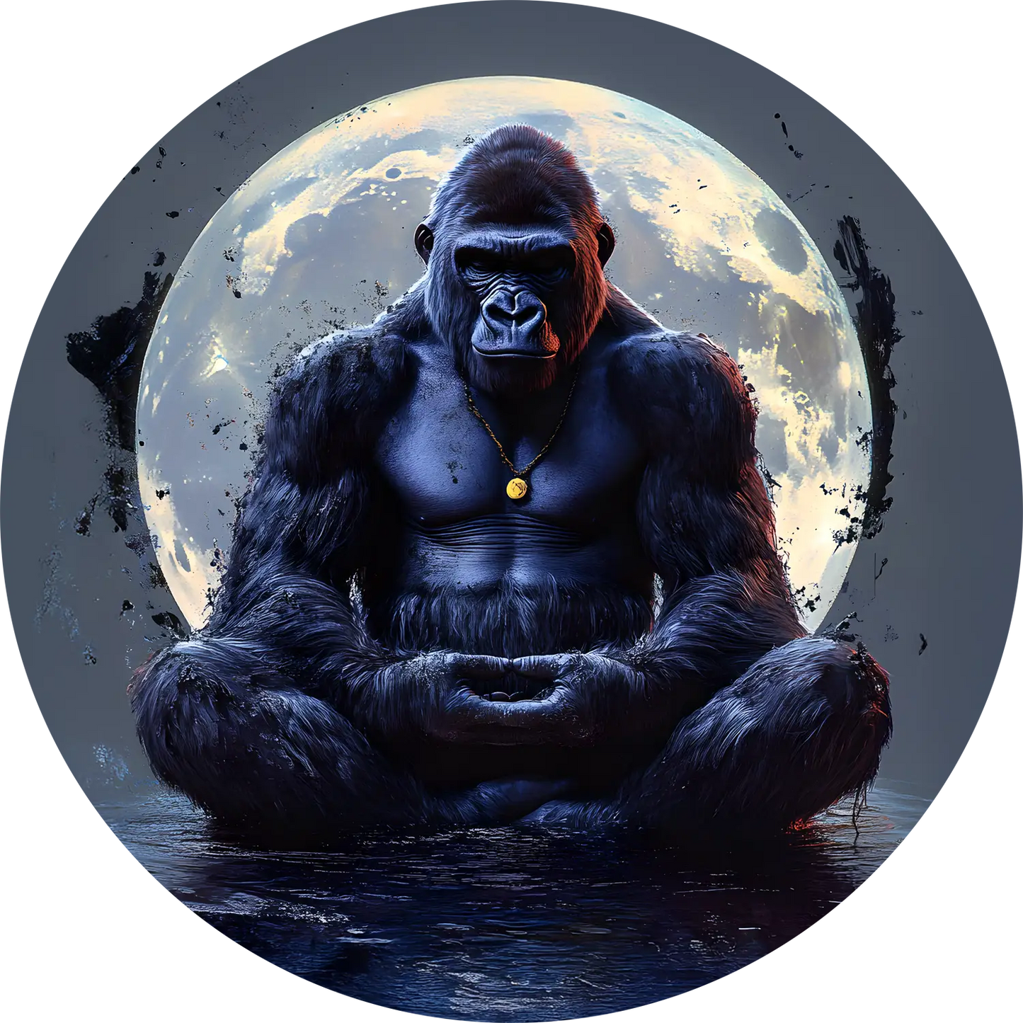 Gorilla T-Shirt for Women Cotton Brave Forest