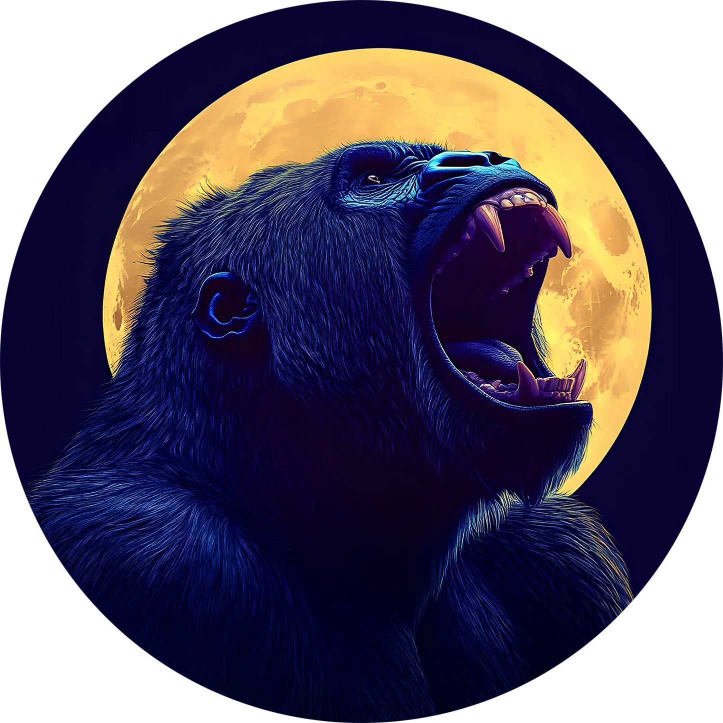 Gorilla T-Shirt for Kids Cotton Mighty Wild
