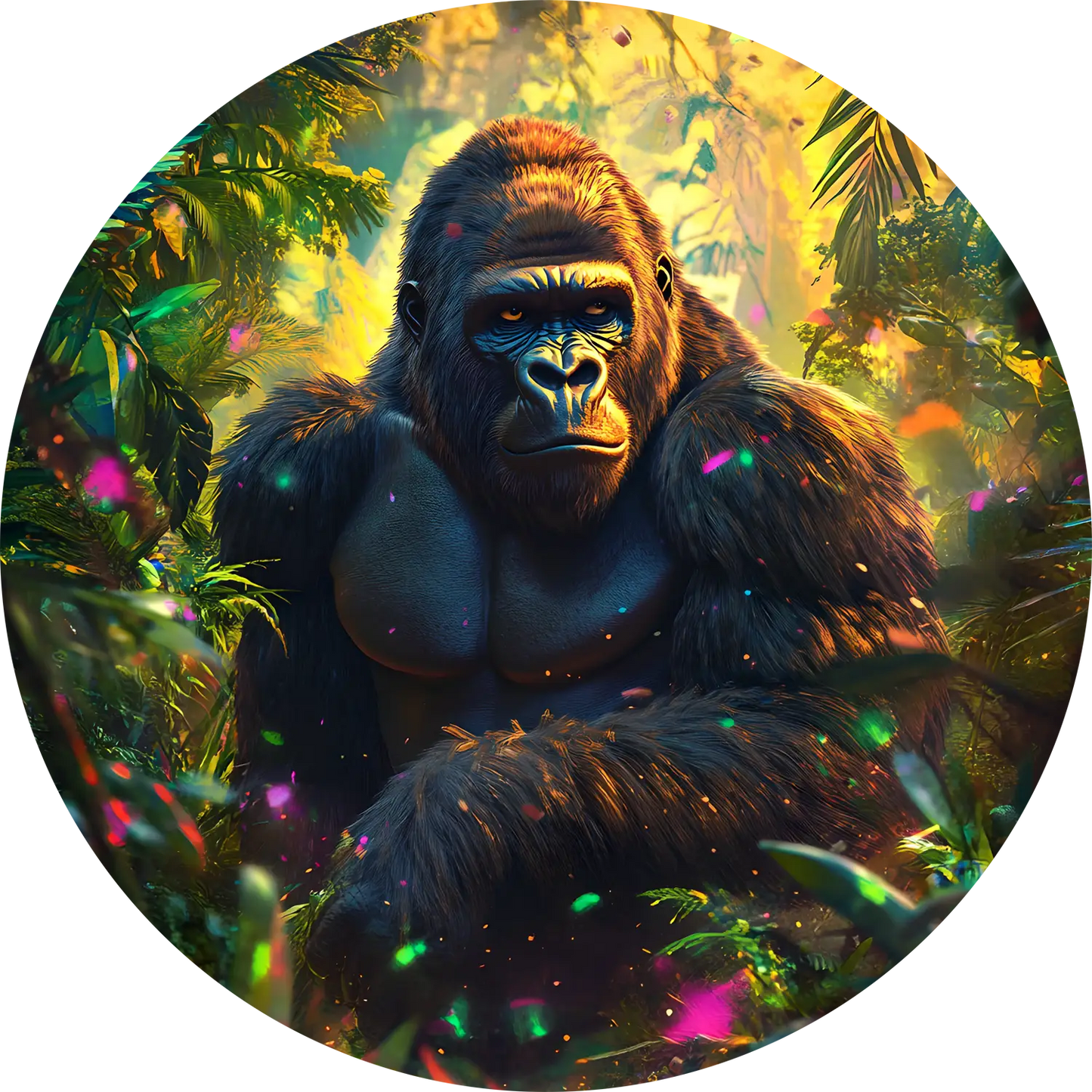 Gorilla T-Shirt for Kids Cotton Bold Alpha