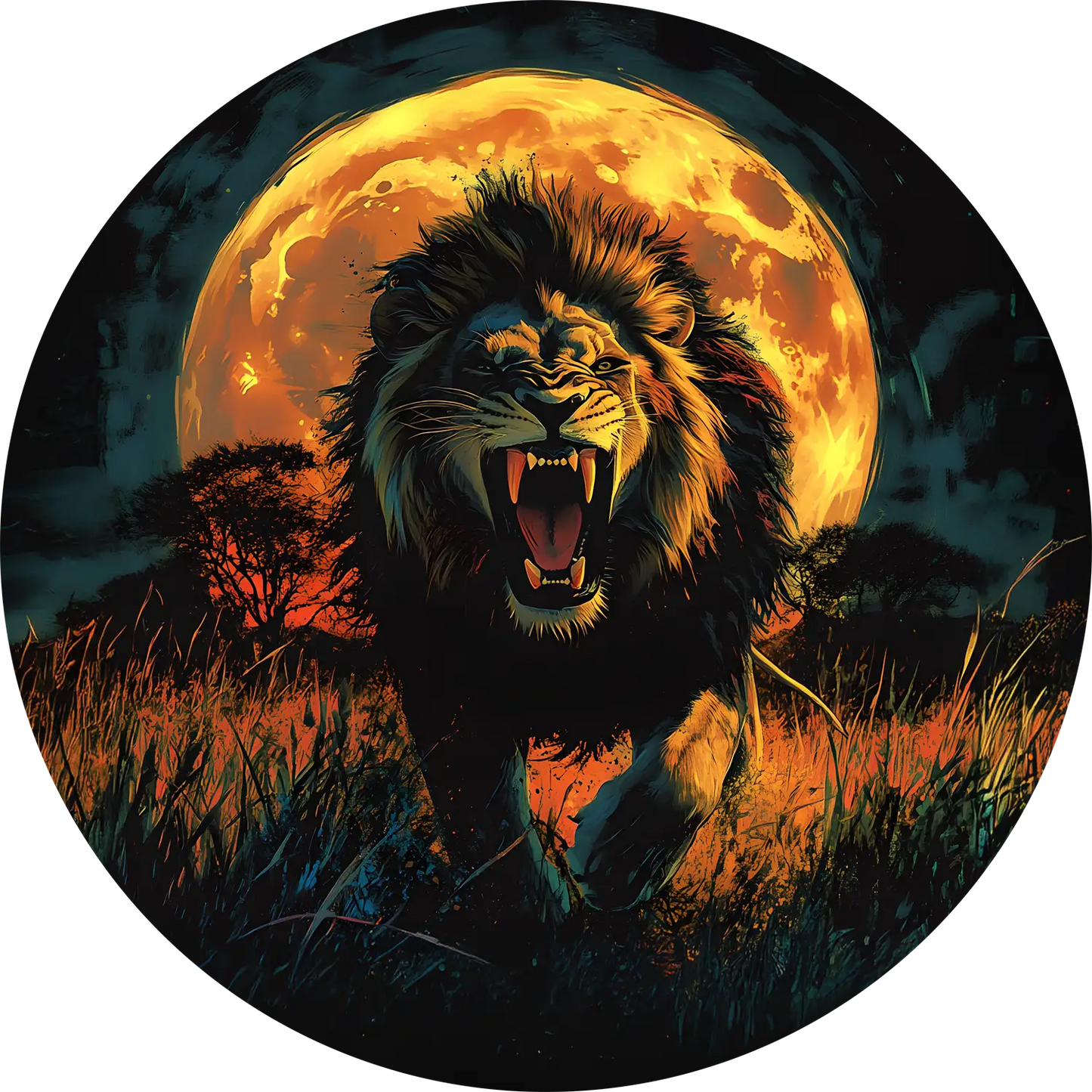 Lion T-Shirt for Kids Cotton Dynamic King