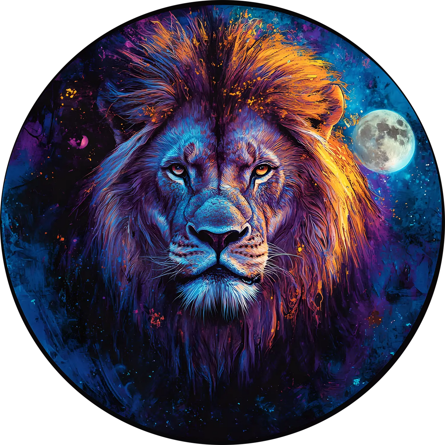 Lion T-Shirt for Women Cotton Bold Alpha