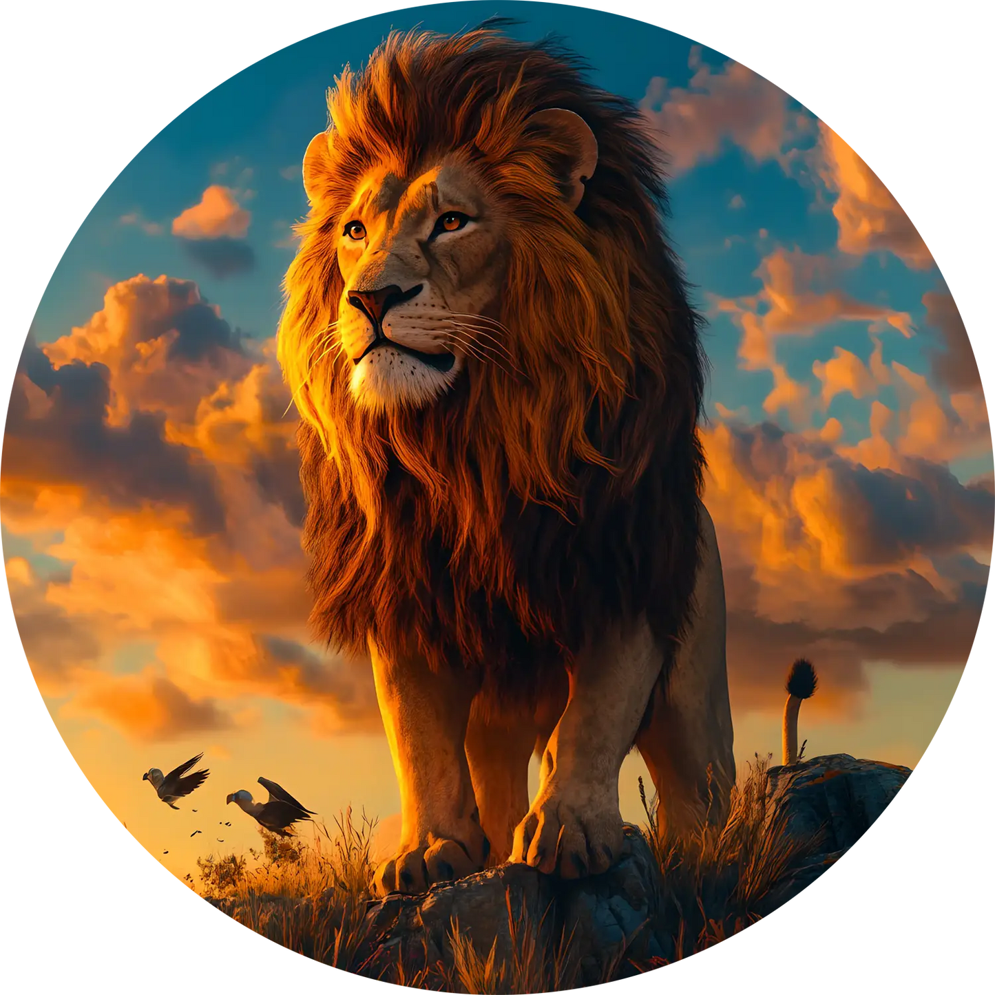 Lion T-Shirt for Women Cotton Fearless Leader