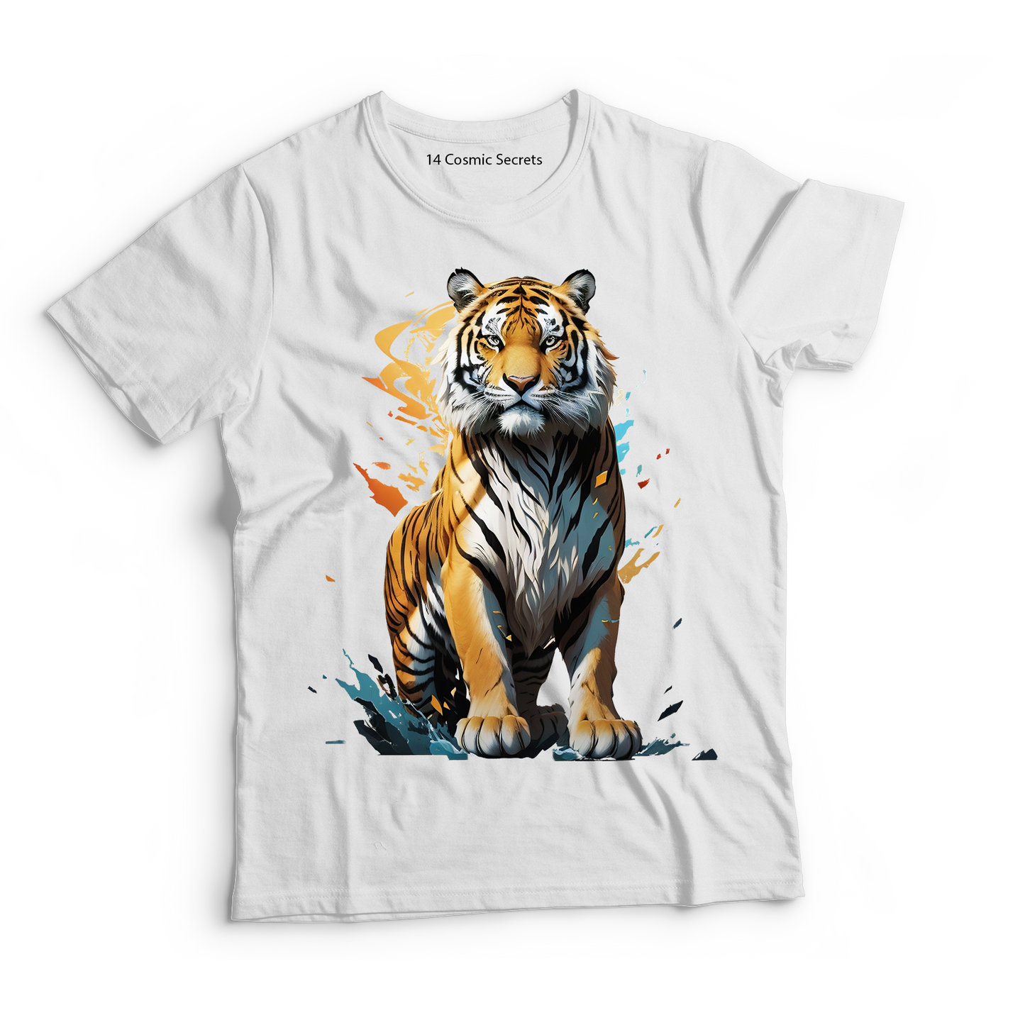 Jungle Monarch T-Shirt Graphic Printed T-Shirt Cotton T-Shirt Magnificence of India T-Shirt 🐯🐯🐯🐯🐯