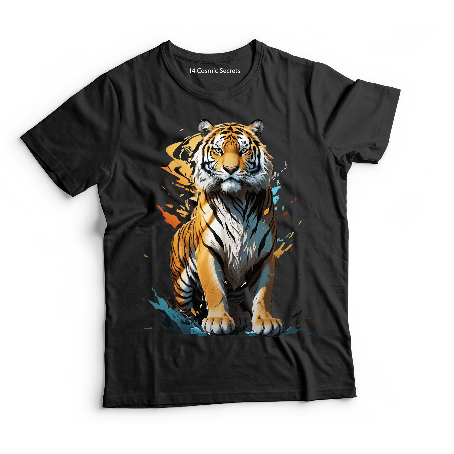 Jungle Monarch T-Shirt Graphic Printed T-Shirt Cotton T-Shirt Magnificence of India T-Shirt 🐯🐯🐯🐯🐯