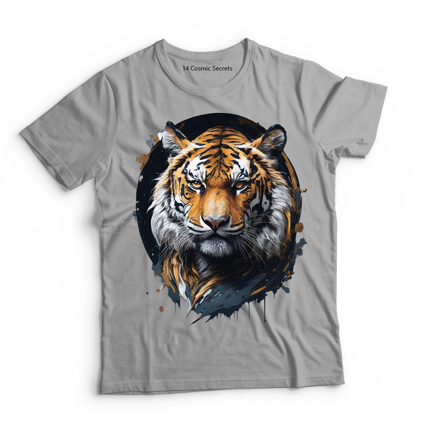 Majestic Tiger Emblem Shirt Graphic Printed T-Shirt Cotton T-Shirt Magnificence of India T-Shirt