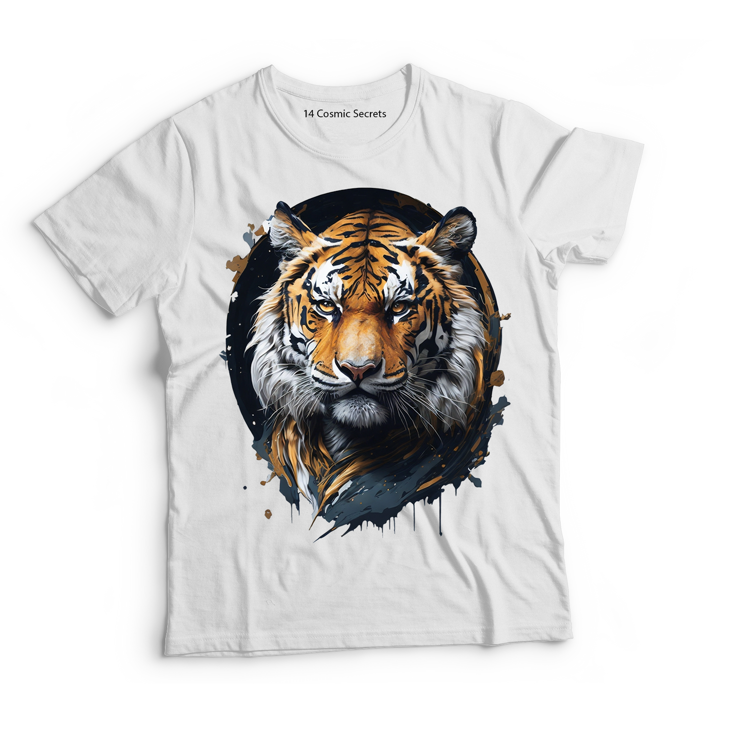 Majestic Tiger Emblem Shirt Graphic Printed T-Shirt Cotton T-Shirt Magnificence of India T-Shirt