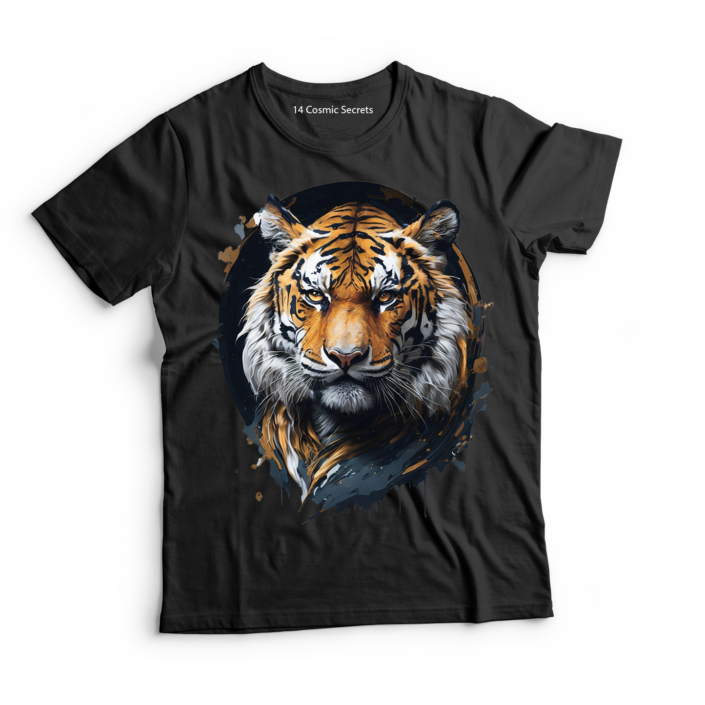 Majestic Tiger Emblem Shirt Graphic Printed T-Shirt Cotton T-Shirt Magnificence of India T-Shirt