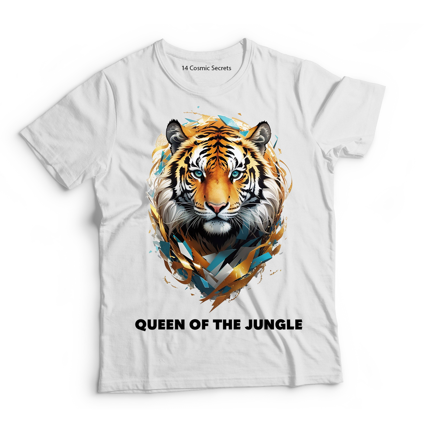King of the Jungle Graphic Printed T-Shirt Cotton T-Shirt Magnificence of India T-Shirt 🐯🐯🐯🐯🐯