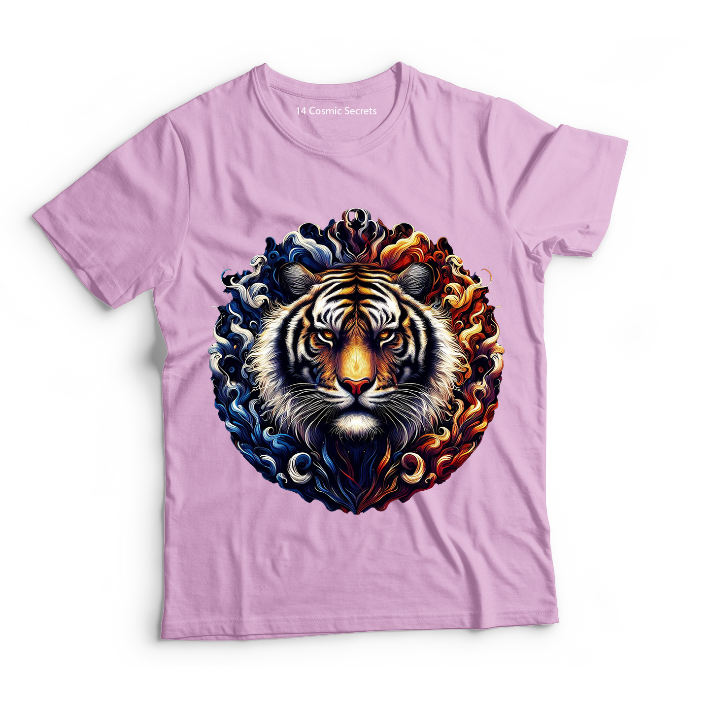 Tiger's Realm Fashion Graphic Printed T-Shirt Cotton T-Shirt Magnificence of India T-Shirt